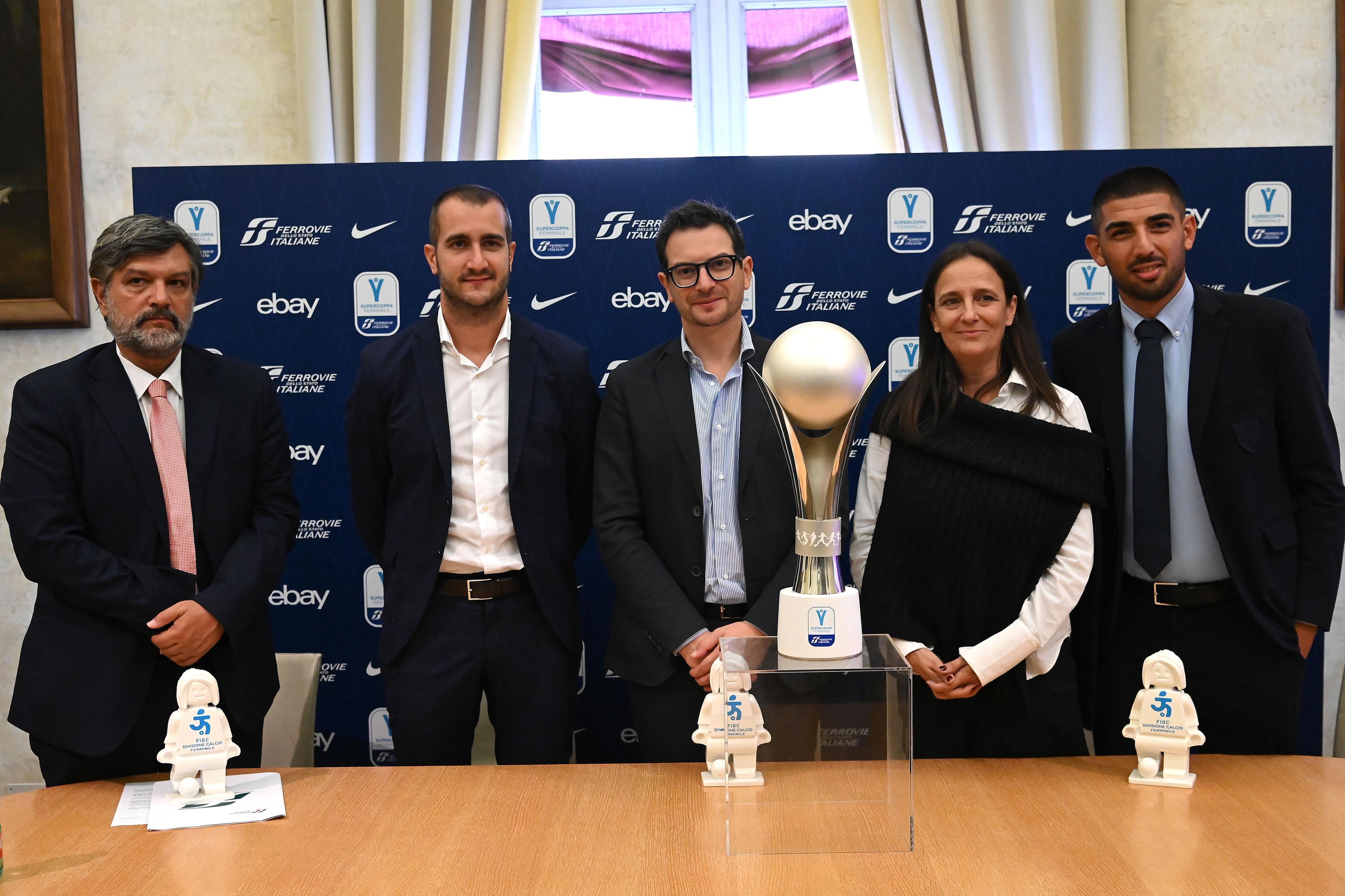 PARMA, ITALY - OCTOBER 27: during the Italian Women Supercup - Press Conference on October 27, 2022 in Parma, Italy. (Photo by Alessandro Sabattini/Getty Images)