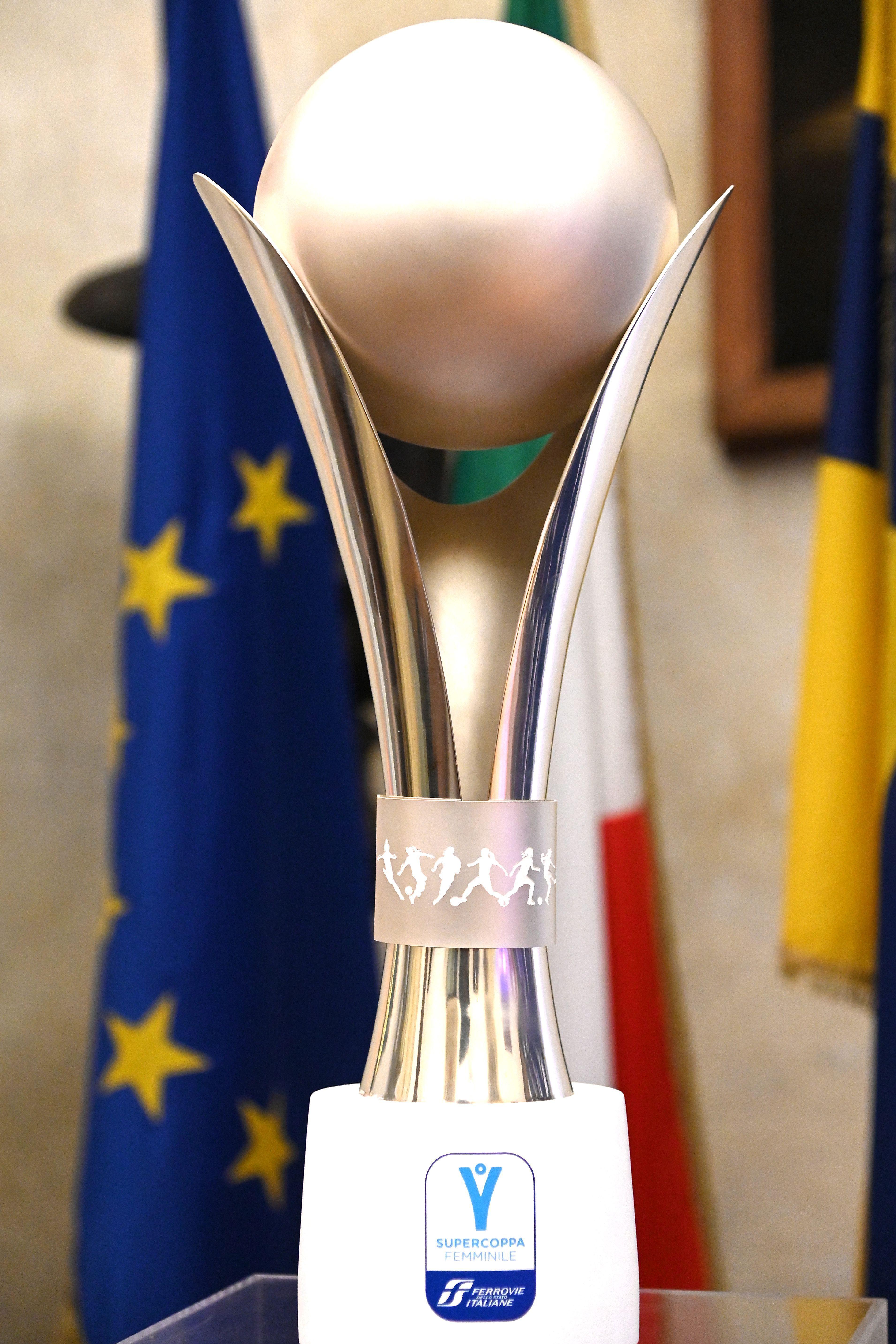 PARMA, ITALY - OCTOBER 27: during the Italian Women Supercup - Press Conference on October 27, 2022 in Parma, Italy. (Photo by Alessandro Sabattini/Getty Images)