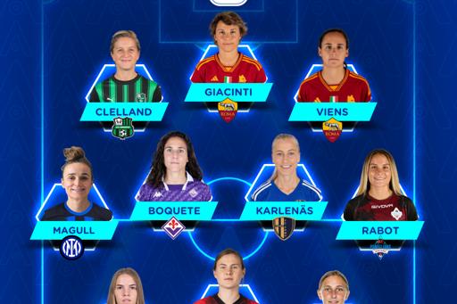 Serie A Femminile eBay 2023/24: la Top 11 della 7ª giornata di poule scudetto e poule salvezza