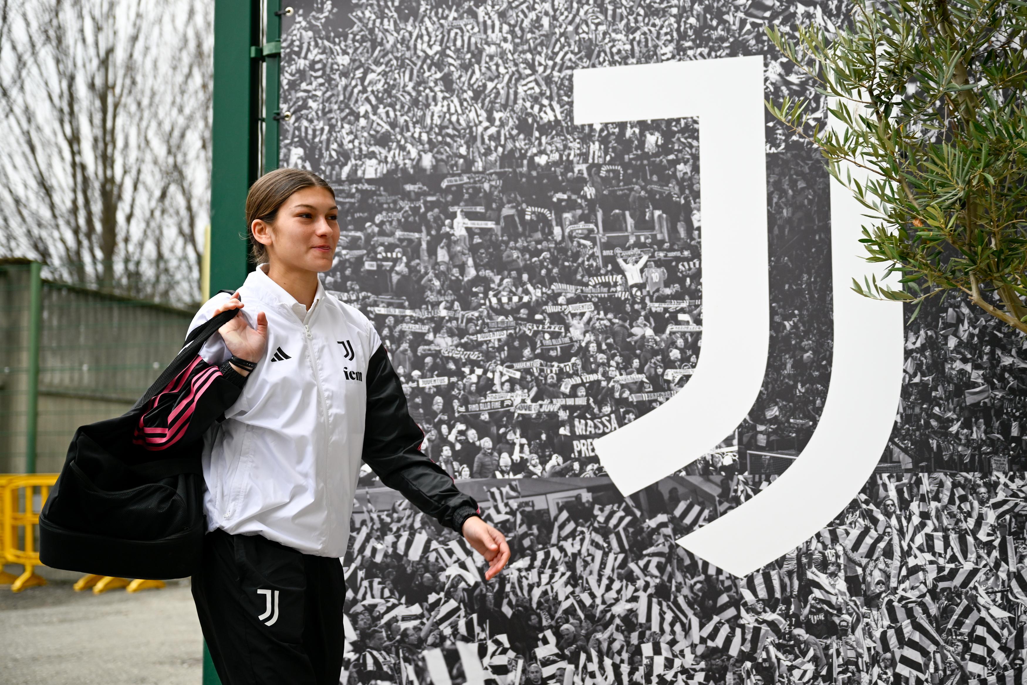 BIELLA, ITALY - FEBRUARY 7: Arianna Gallina of Juventus Women during the match between Juventus and Sampdoria on February 7, 2024 in Biella, Italy. (Photo by Daniele Badolato - Juventus FC/Juventus FC via Getty Images)