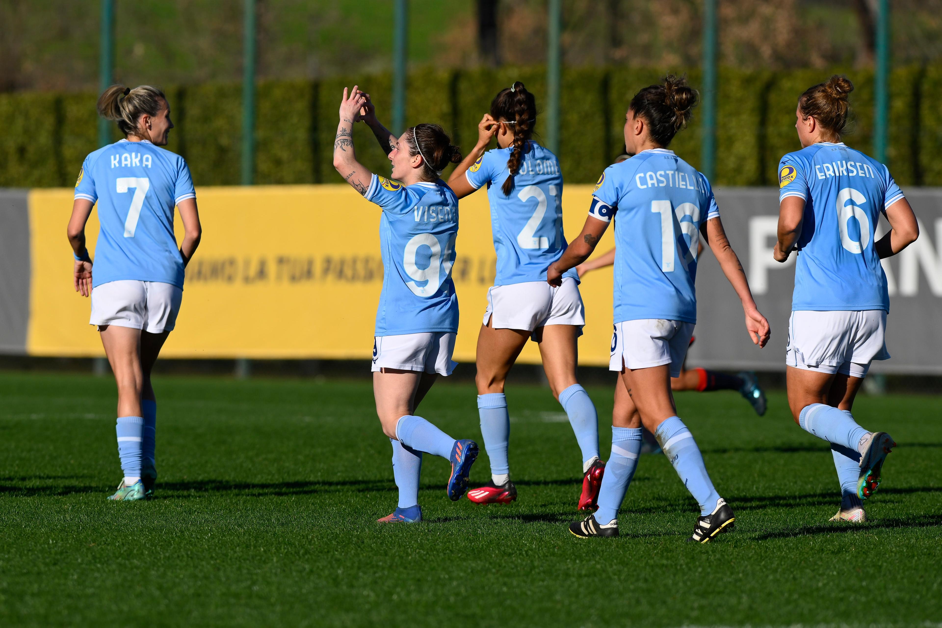 during the 20th day of the Serie B Championship between S.S. Lazio Women and Genoa C.F.C. Femminile at the stadio Mirko Fersini on March, 12 2023 in Formello, Italy.