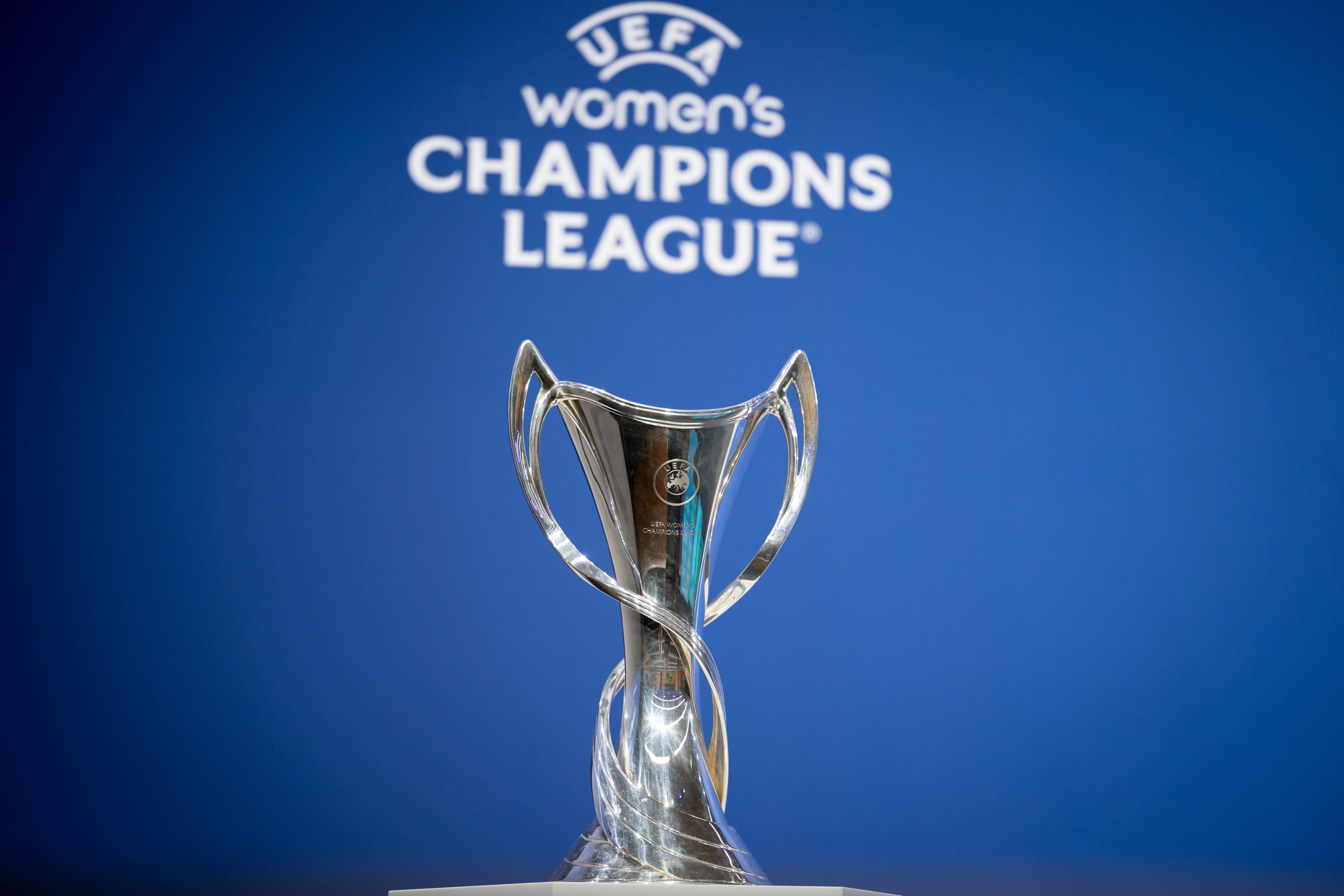 NYON, SWITZERLAND - June 30th: UEFA Women\\'s Champions League 2023/24 Round 1 Draw, at The House of the European Football, on June 30th, 2023 in Nyon, Switzerland (Photo by Kristian Skeie - UEFA/UEFA via Getty Images)