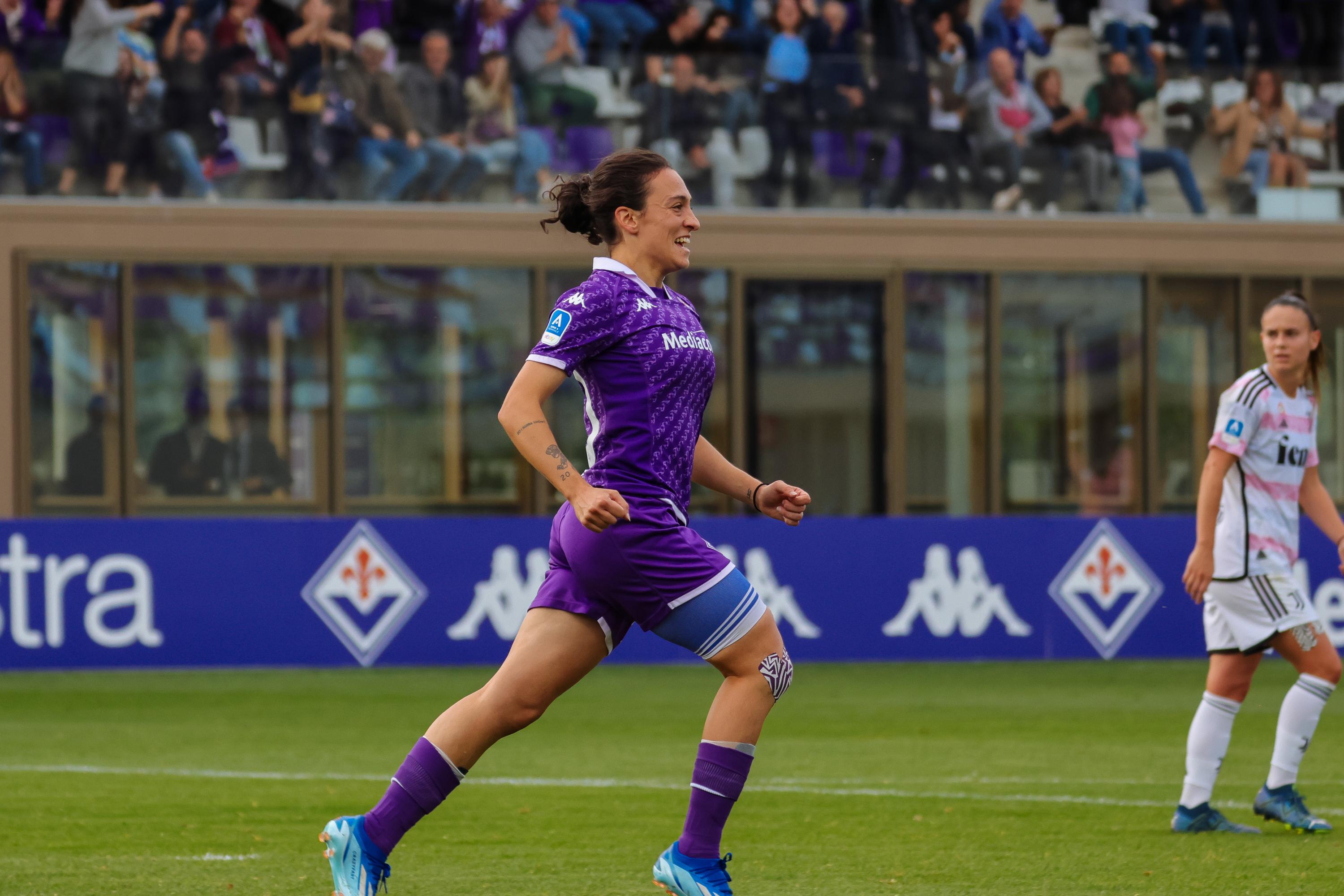 FLORENCE, ITALY - OCTOBER 22: during the match between at Viola Park on October 22, 2023 in Florence, Italy.