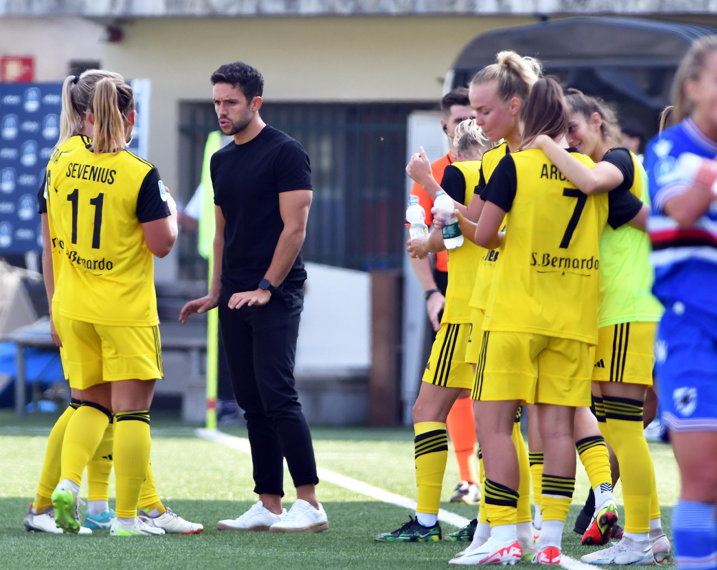 bruzzano SAMPDORIA - COMO WOMEN CALCIO FEMMINILE CAMPIONATO 2023-24 SERIE A FOTO CUSA 07-10-2023
