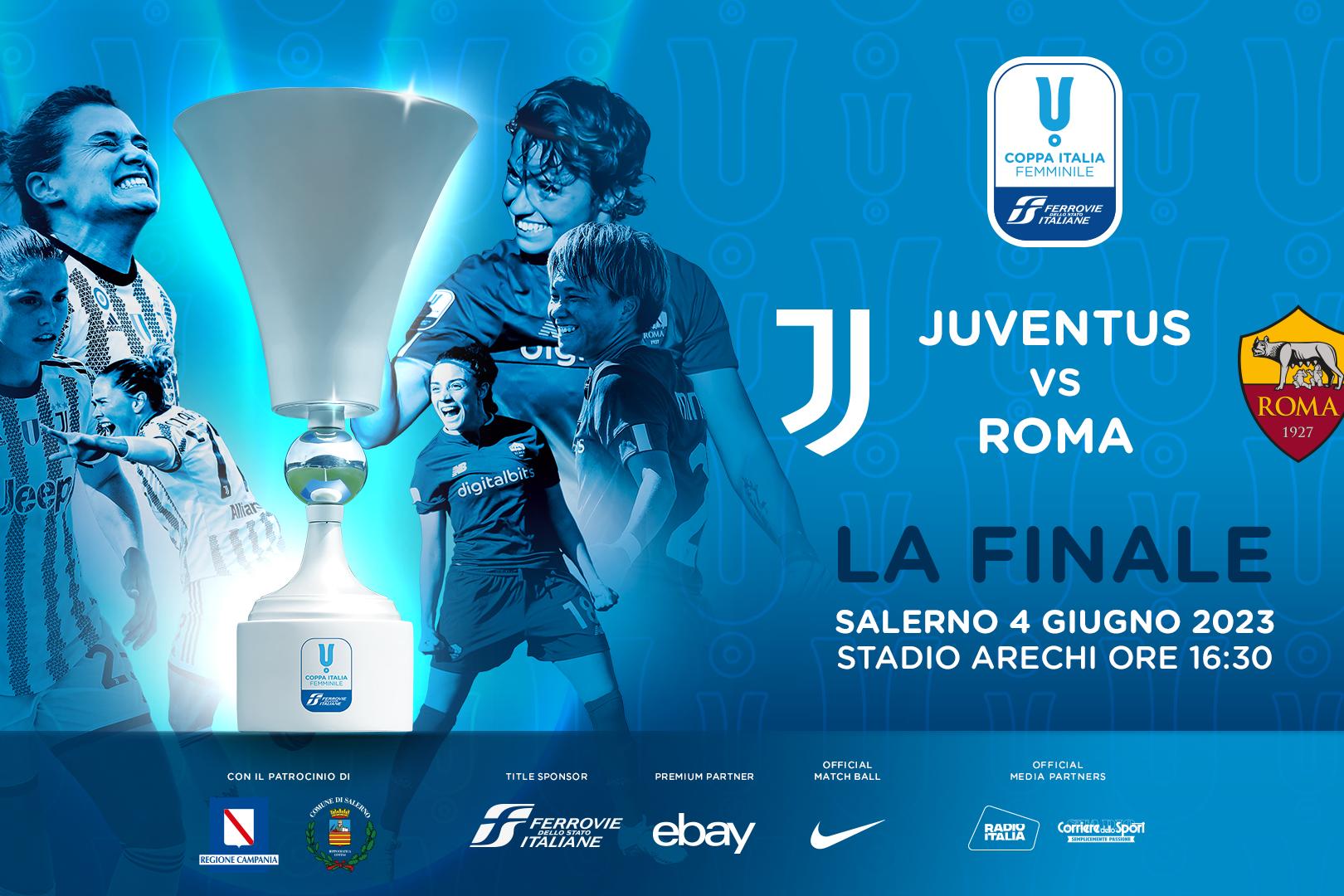 \"Siamo arrivate fin qui. Insieme\". Online il promo della finale di Salerno tra Juventus e Roma