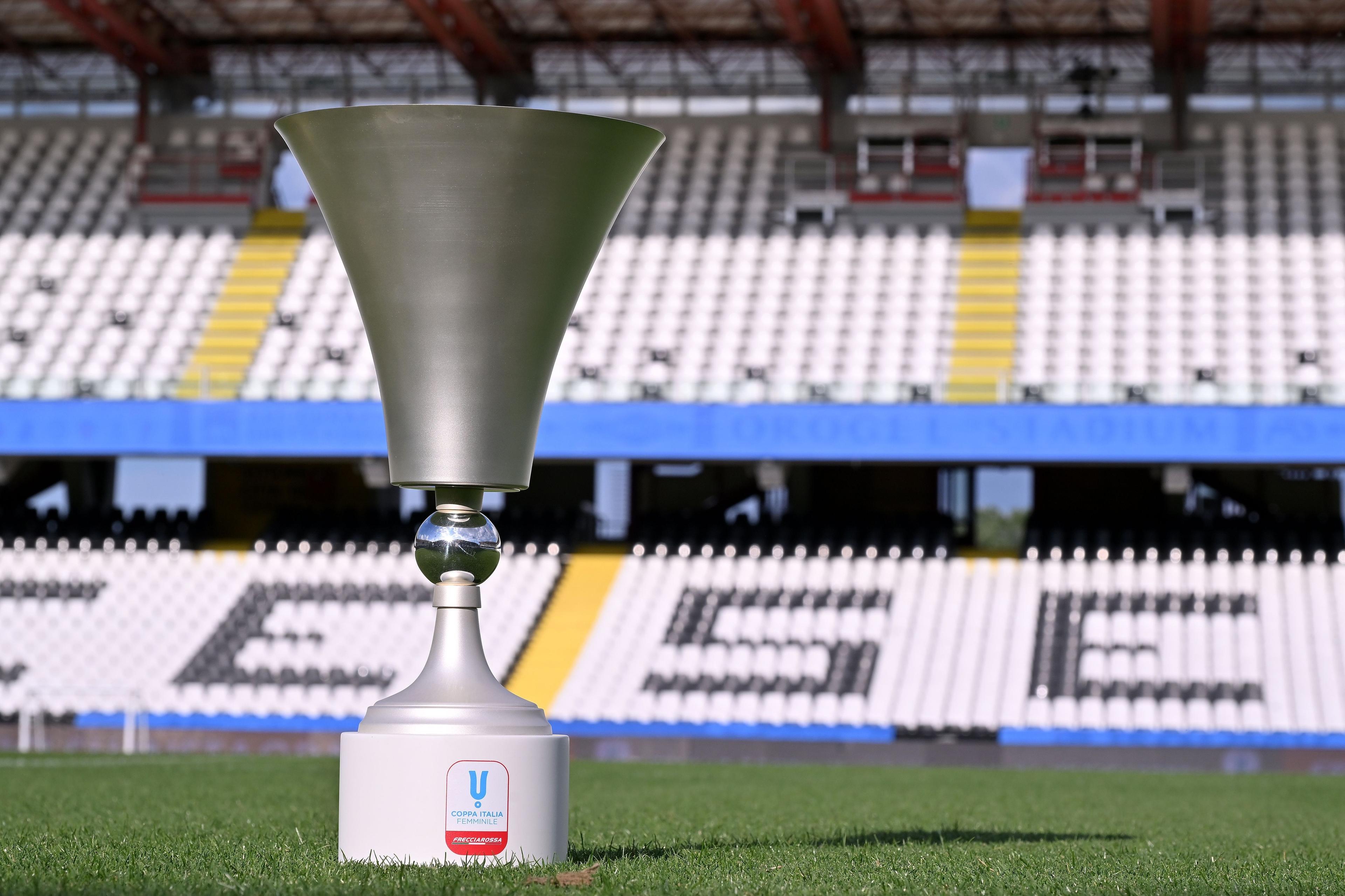 CESENA, ITALY - MAY 23: during the Women Supercup Press Conference at Dino Manuzzi Stadium on May 23, 2024 in Cesena, Italy. (Photo by Alessandro Sabattini/Getty Images)