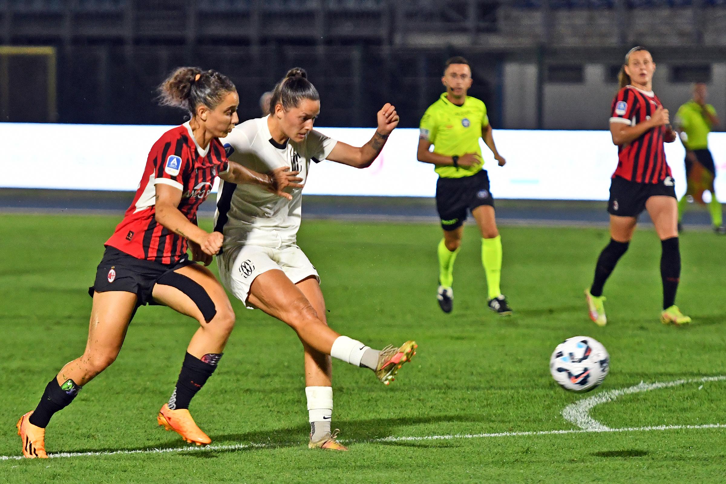 gol Nadine NISCHLER COMO WOMEN - MILAN CALCIO FEMMINILE CAMPIONATO 2024-25 SERIE A  FOTO CUSA 01-09-2024