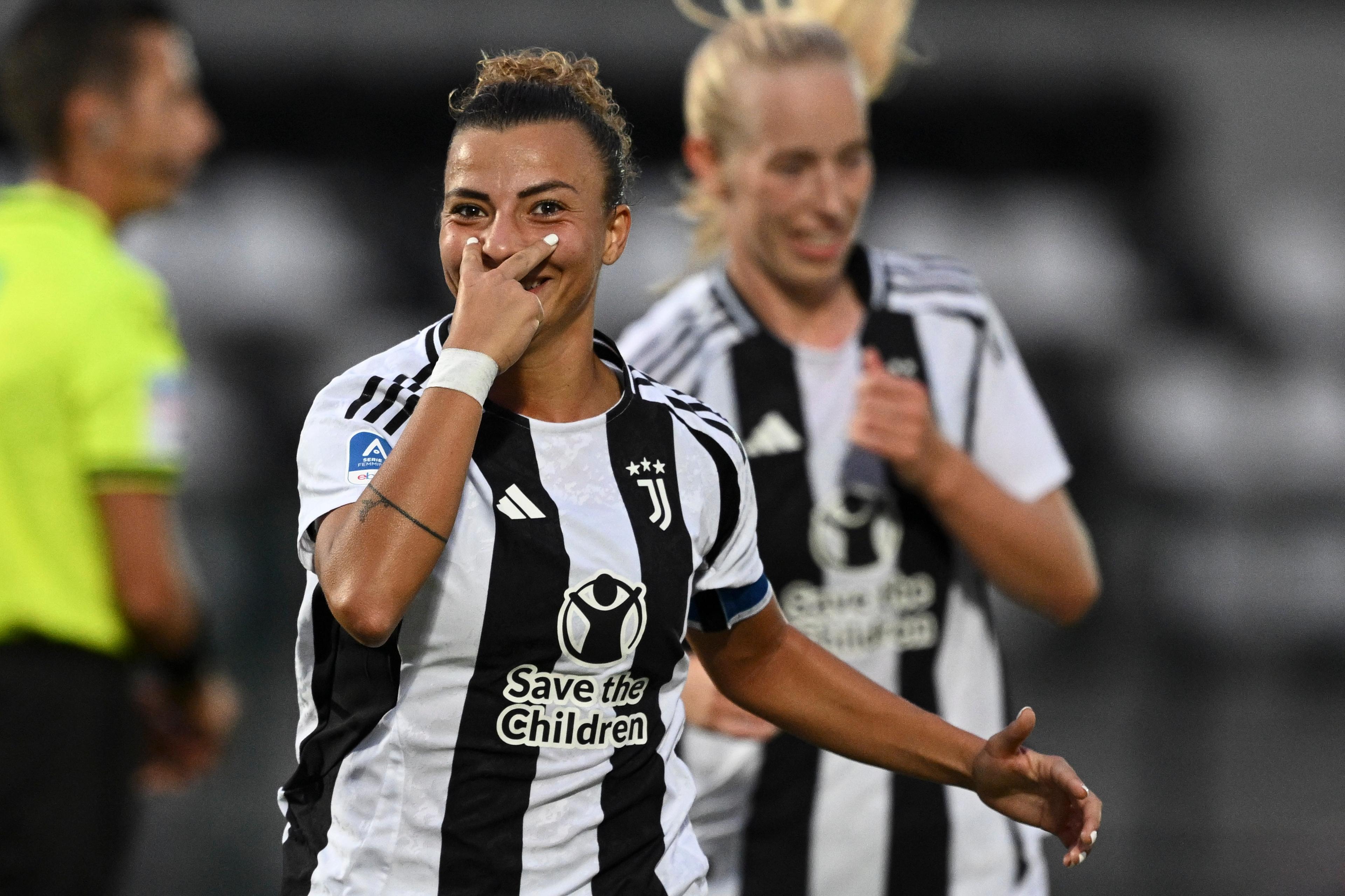 Sofia Cantore (Juventus Women) ; September 30; 2024 - Football : Italian championship 2024 2025 Femminile ; 4°Day; match between Juventus Women 4-0 Fiorentina Women at Allianz Stadium ; Torino, Italy; ;( photo by aicfoto)(ITALY) [0855]
