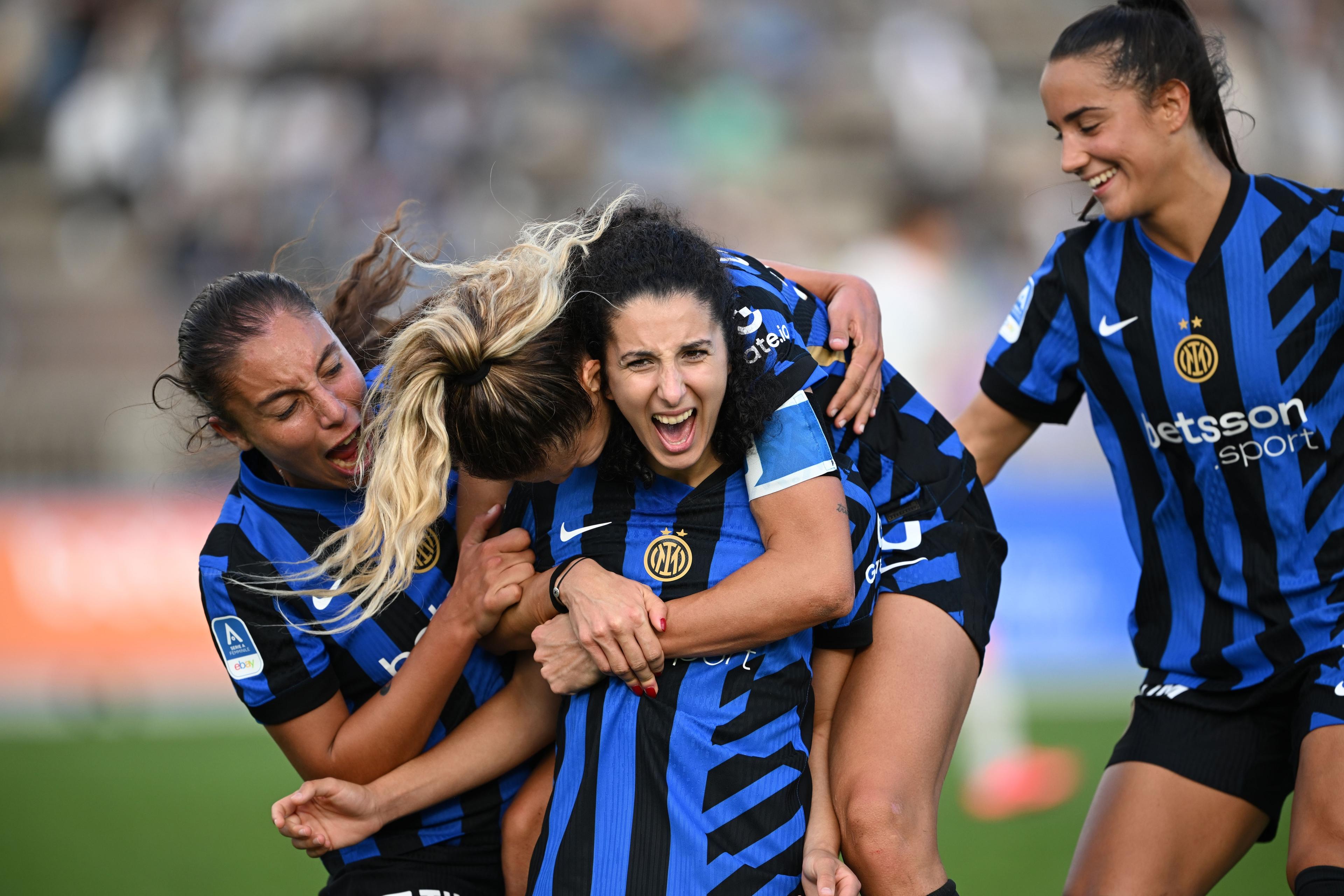 Ghoutia Karchouni (Inter Women)              ; \\rOctober 5; 2024 - Football : Italian championship 2024 2025  Femminile   ; 5\\u00B0Day; match between Inter Women 1-1 Roma Women  at  Arena Civica Gianni BreraStadium   ; Milano, Italy;         ;( photo by aicfoto)(ITALY) [0855]\\r