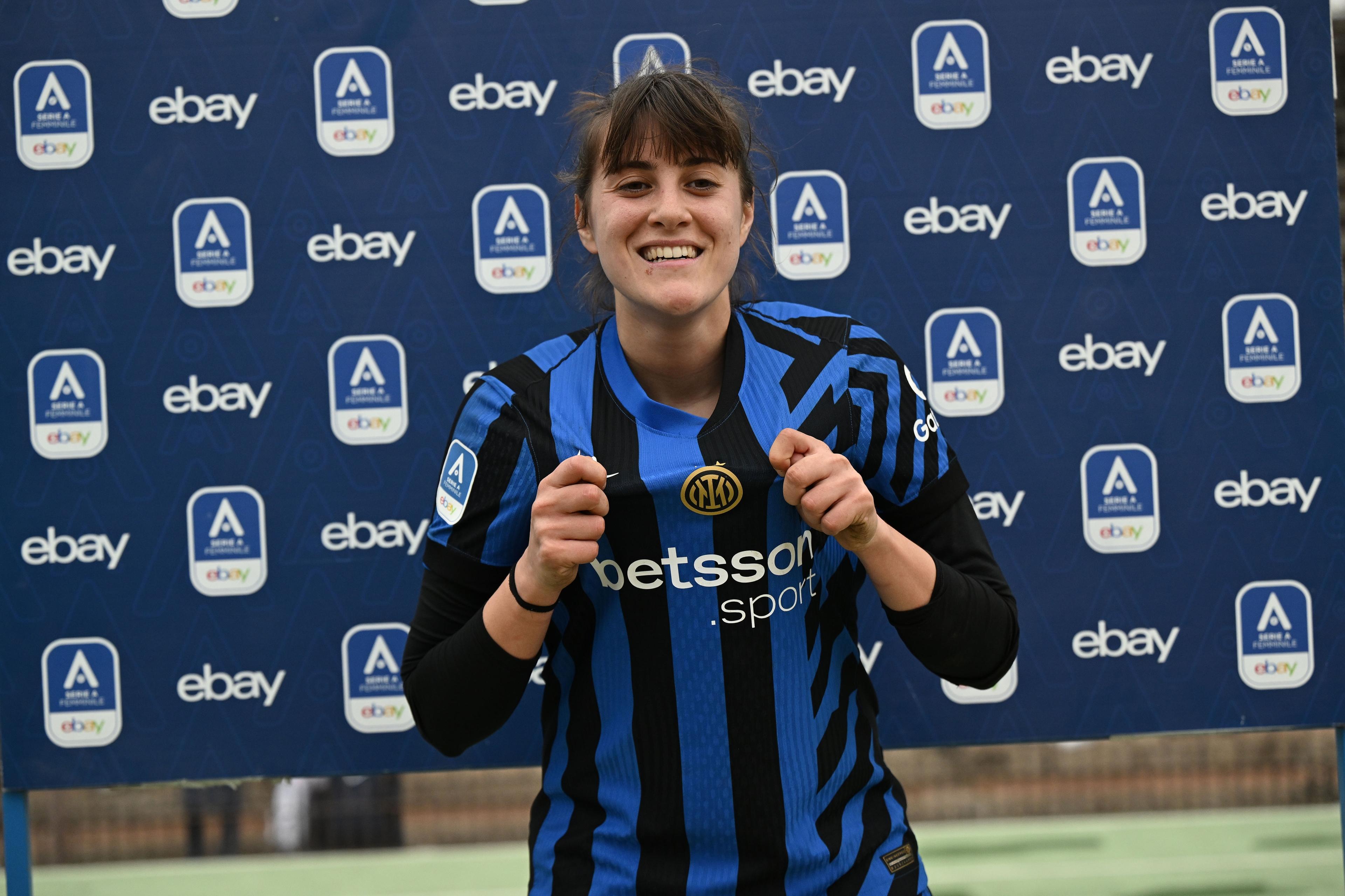 Elisa Polli (Inter Women) ; January 19; 2025 - Football : Italian championship 2024 2025 Femminile ; 15°Day; match between Inter Women 1-0 Como Women at Arena Civica Gianni Brera Stadium ; Milano, Italy; ;( photo by aicfoto)(ITALY) [0855]