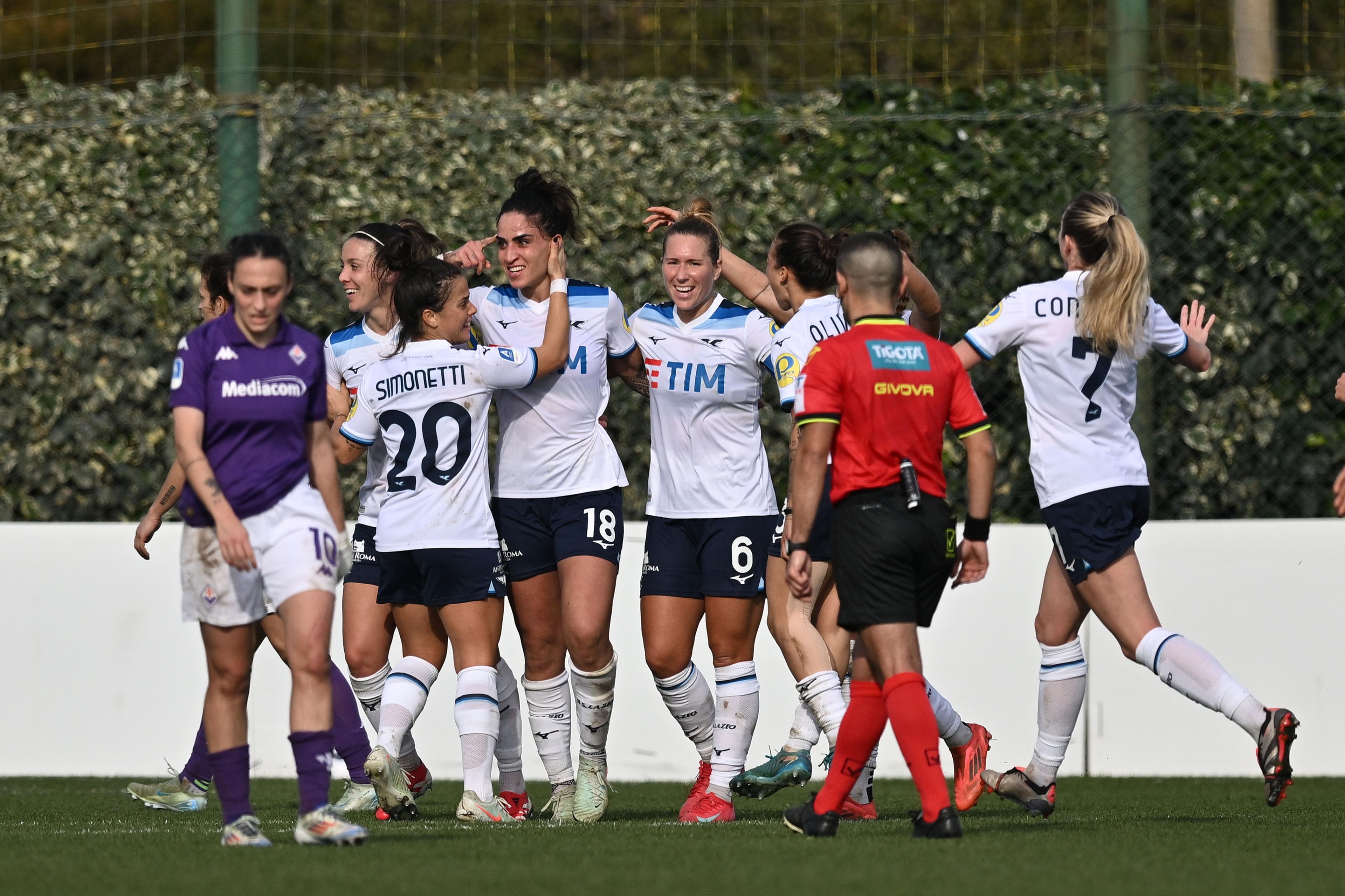 Martina Piemonte (Lazio Women) ; January 25; 2025 - Football : Italian championship 2024 2025 Femminile ; 16°Day; match between Lazio Women 2-0 Fiorentina Women at Mirko Fersini Stadium ; Formello, Italy; ;( photo by aicfoto)(ITALY) [0855]