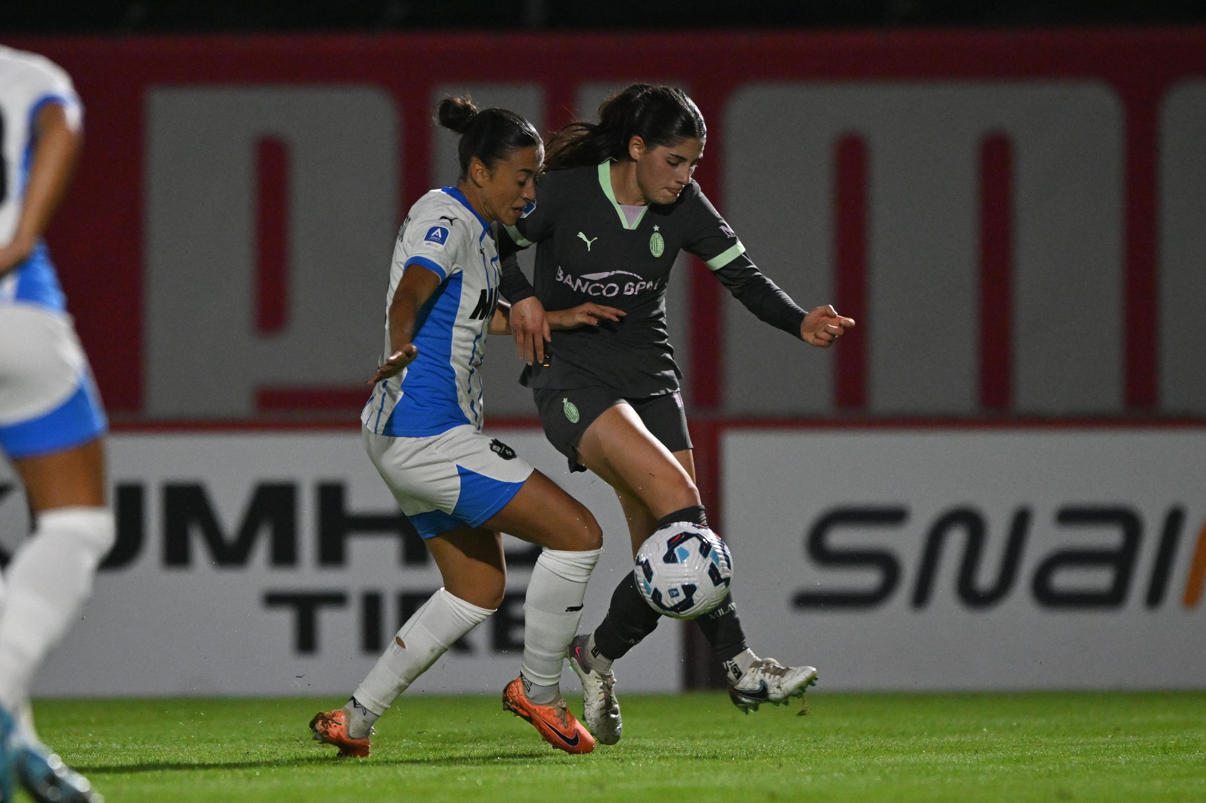 ; November 03; 2024 - Football : Italian championship 2024 2025 Femminile ; 8°Day; match between Milan Women 1-0 Sassuolo Women at Peppino Vismara Stadium ; Milano, Italy; ;( photo by aicfoto)(ITALY) [0855]
