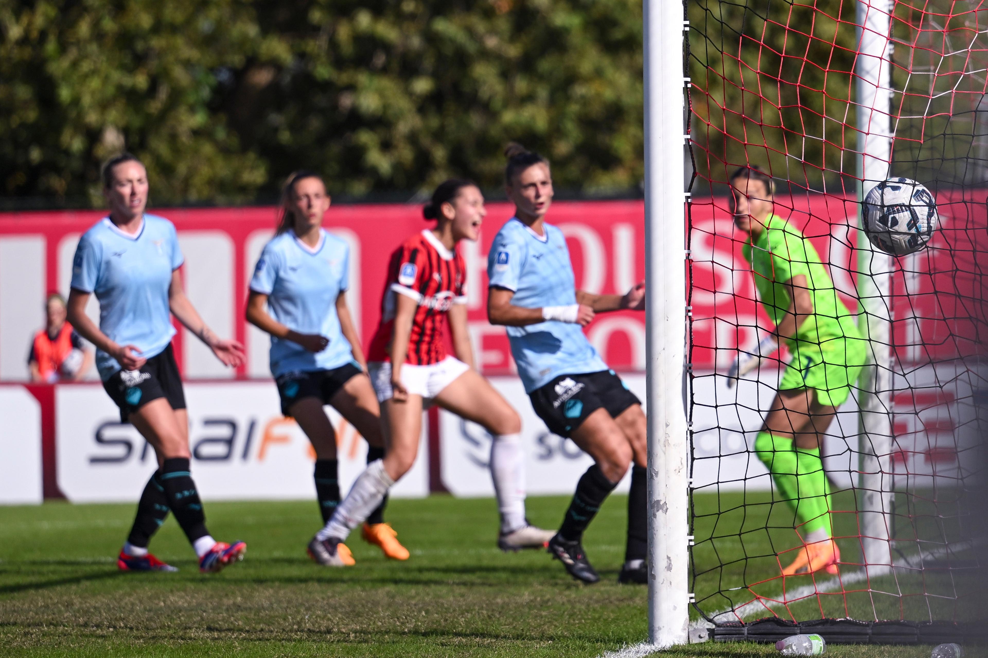 Julie Piga (Milan Women) ; September 29; 2024 - Football : Italian championship 2024 2025 Femminile ; 4¡Day; match between Milan Women 2-1 Lazio Women at Peppino Vismara Stadium ; Milano, Italy; ;( photo by aicfoto)(ITALY) [0855]
