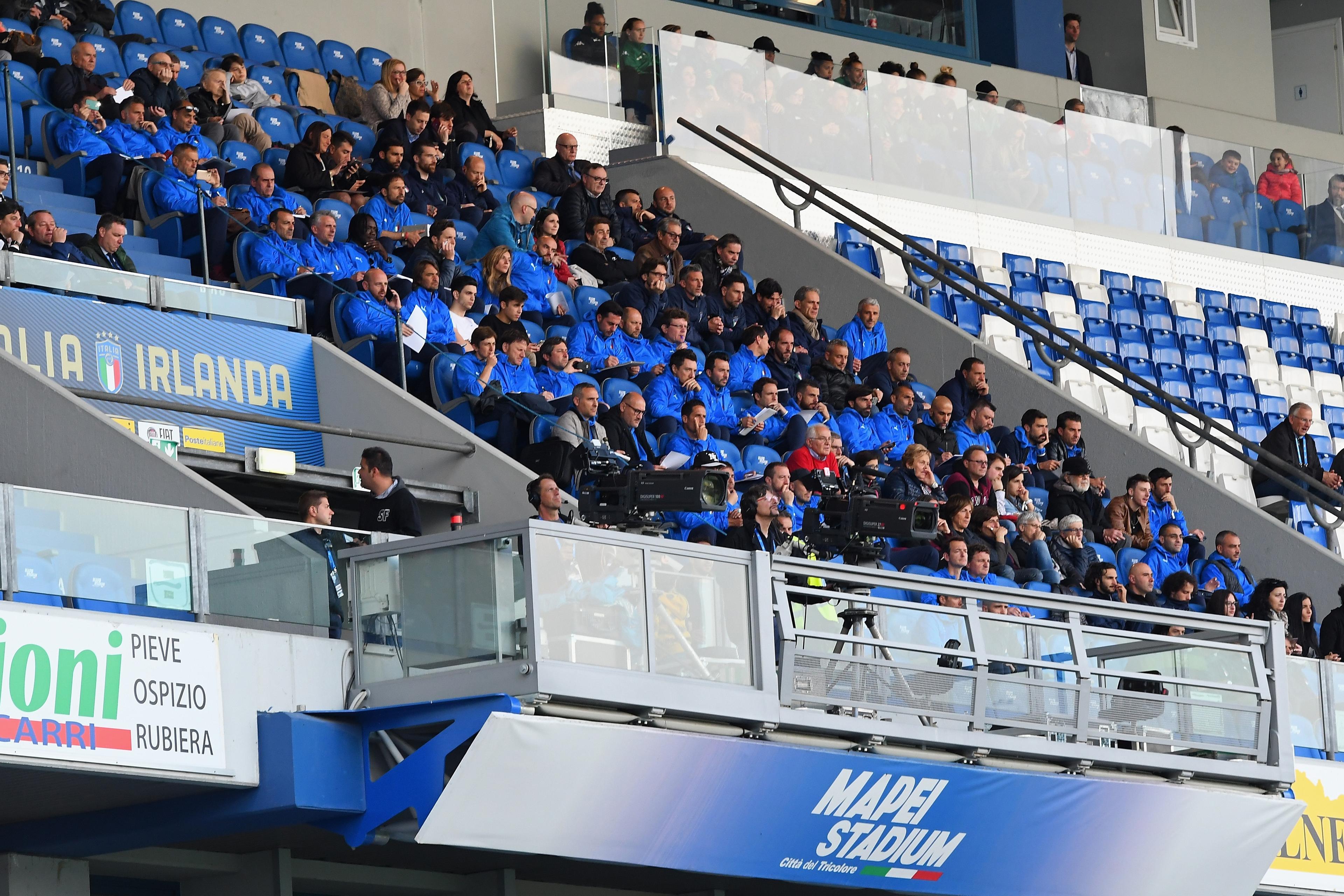 during the International Friendly match between Italy Women and Ireland Women at Mapei Stadium - Citt\\u00C3\\u00A0 del Tricolore on April 9, 2019 in Reggio nell\\'Emilia, Italy