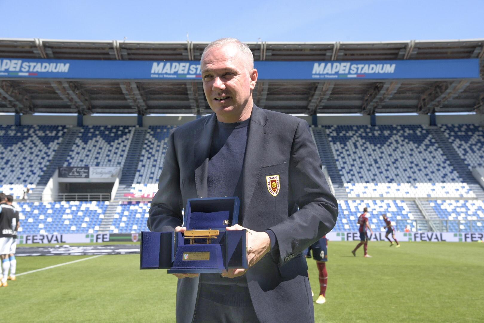 Consegnata a Massimiliano Alvini la Panchina d’oro di Serie C per la scorsa stagione