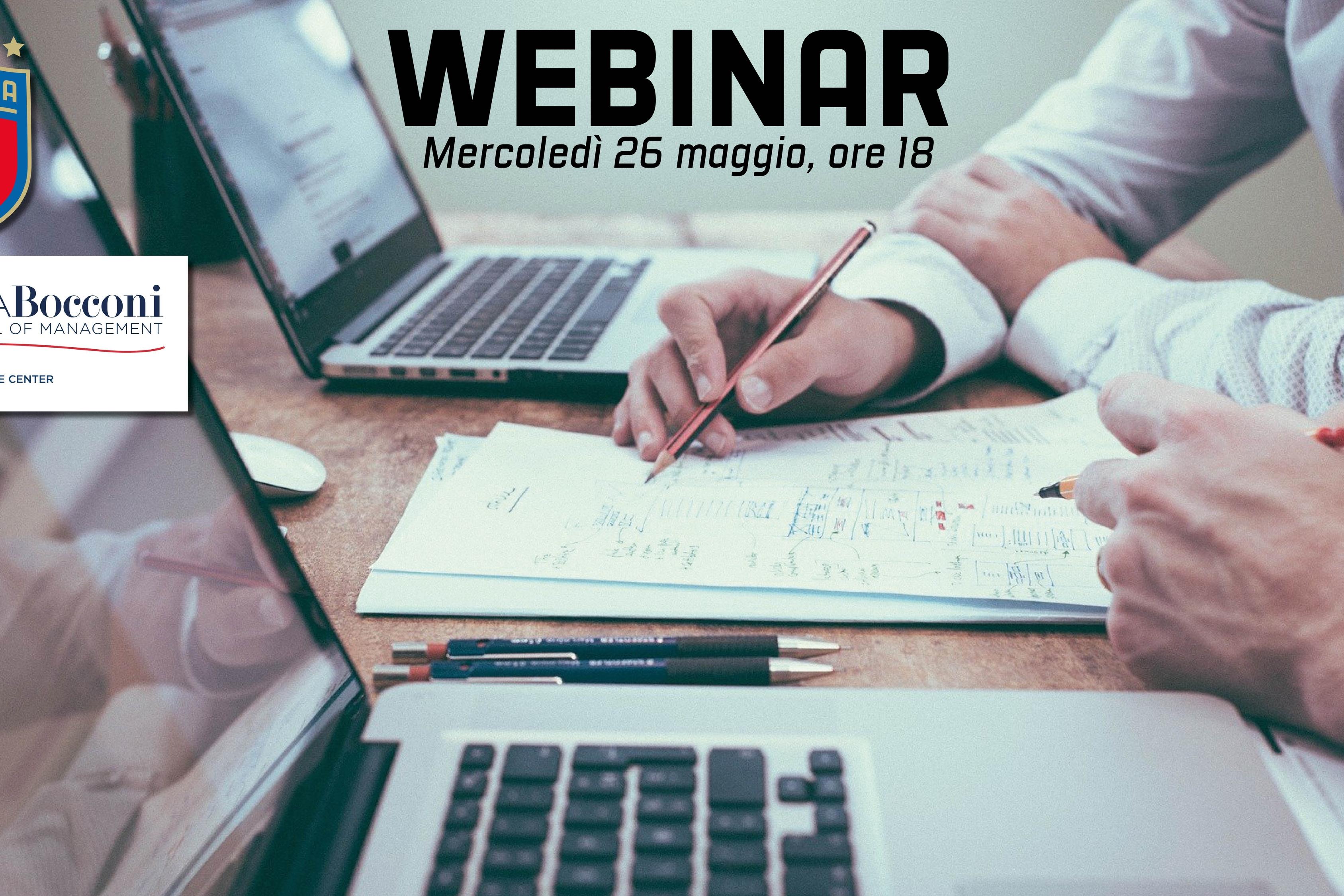 ‘Management del calcio’: mercoledì 26 maggio alle 18 un webinar sulla sostenibilità del sistema calcistico
