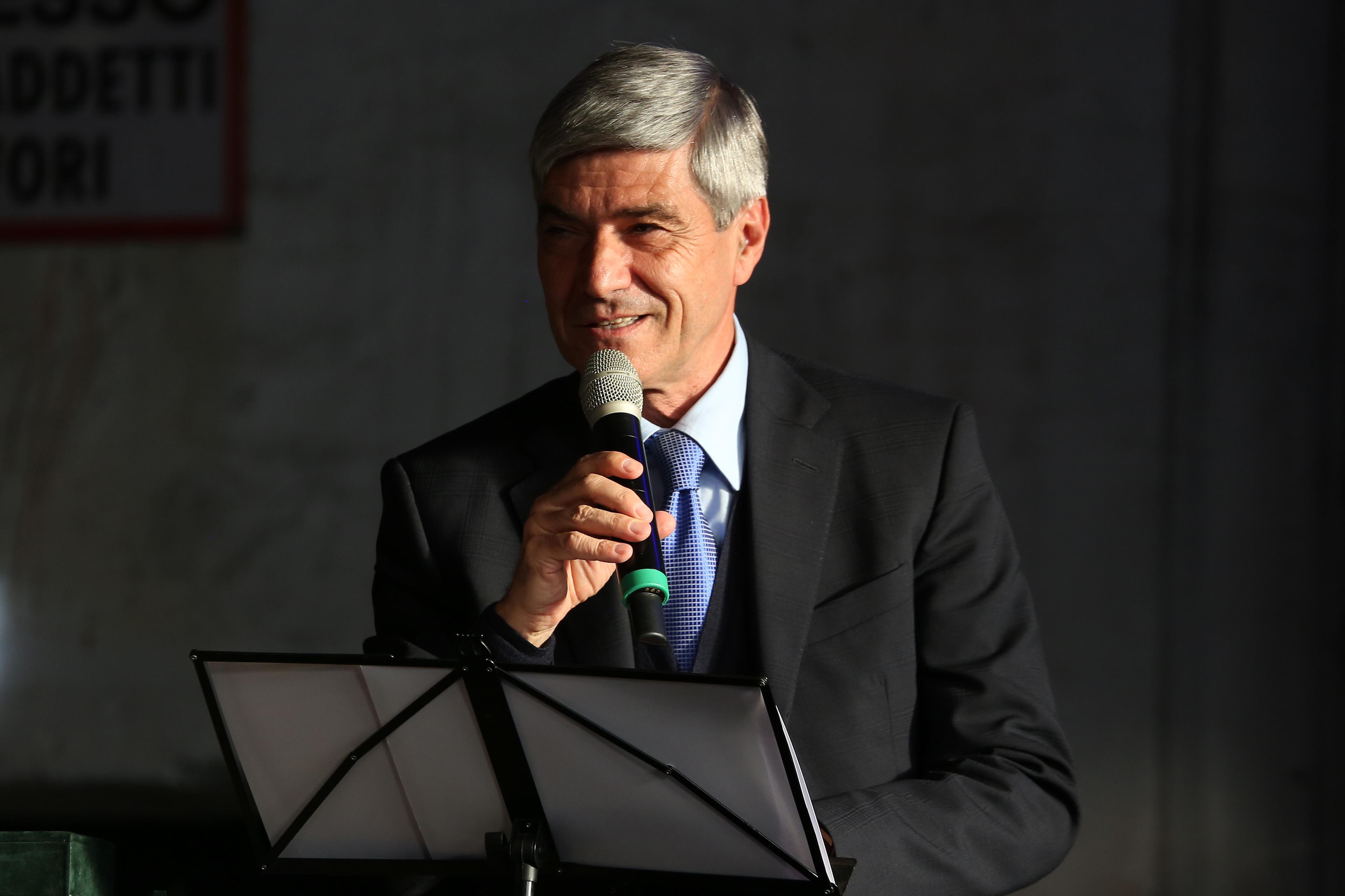 MILAN, ITALY - OCTOBER 06: Alfredo Trentalange attends conference for the presentation of the Giulio Campanati international award at Casa Azzurri on October 06, 2021 in Milan, Italy. (Photo by Vincenzo Lombardo/Getty Images)
