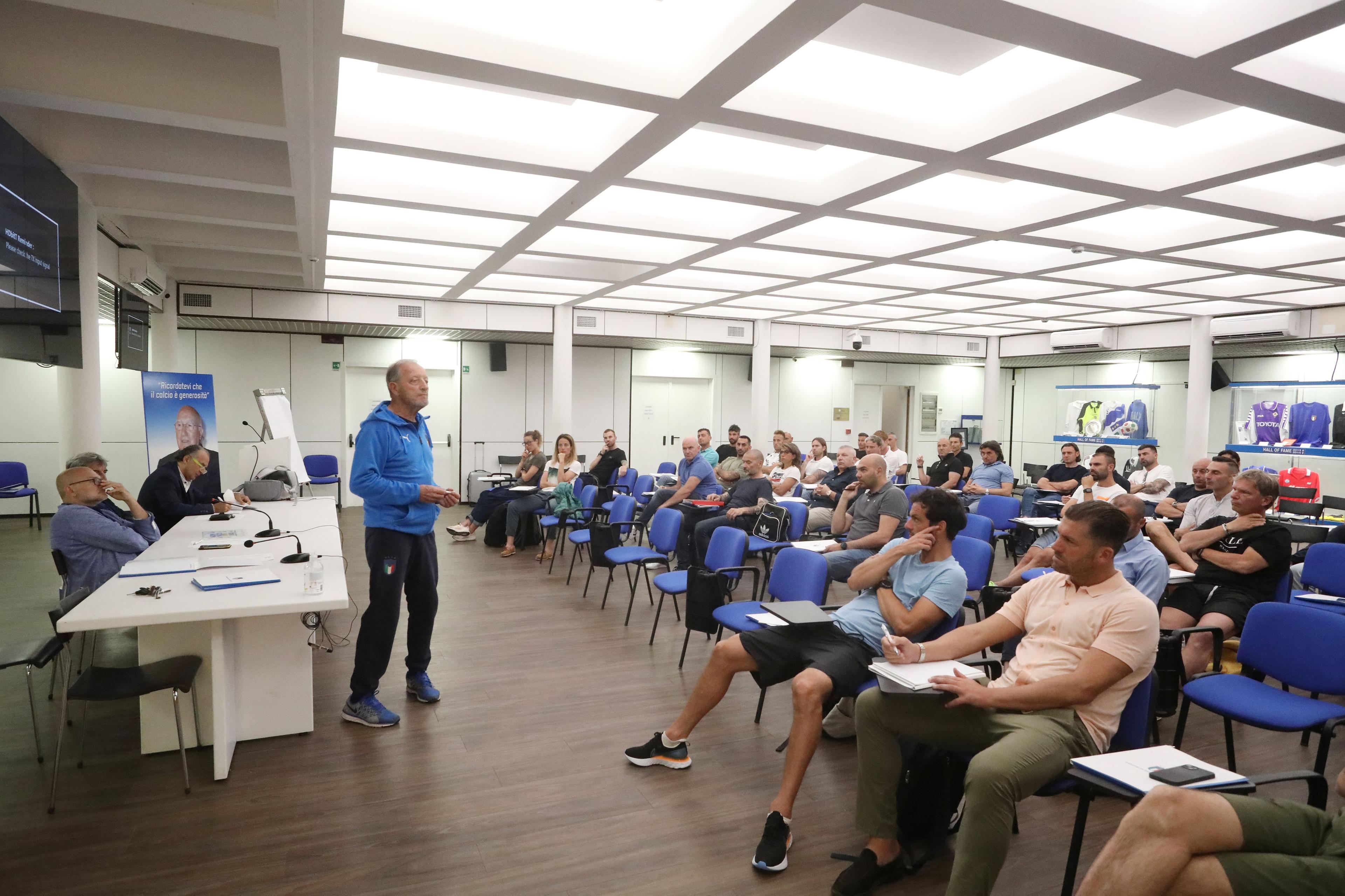 INAUGURAZIONE CORSO UEFA A AL MUSEO DEL CALCIO \\r\\rEnrico Ramerini/ Cge fotogiornalismo