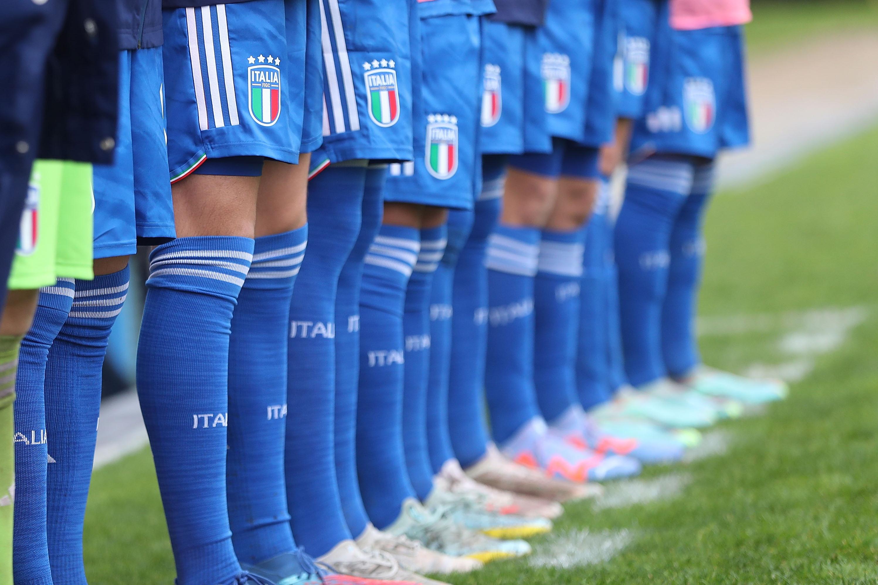 FLORENCE, ITALY - JANUARY 18: General view during the international friendly match between Italy U18 and Spain U18 at Centro Tecnico Federale di Coverciano on January 18, 2023 in Florence, Italy.  (Photo by Gabriele Maltinti/Getty Images)