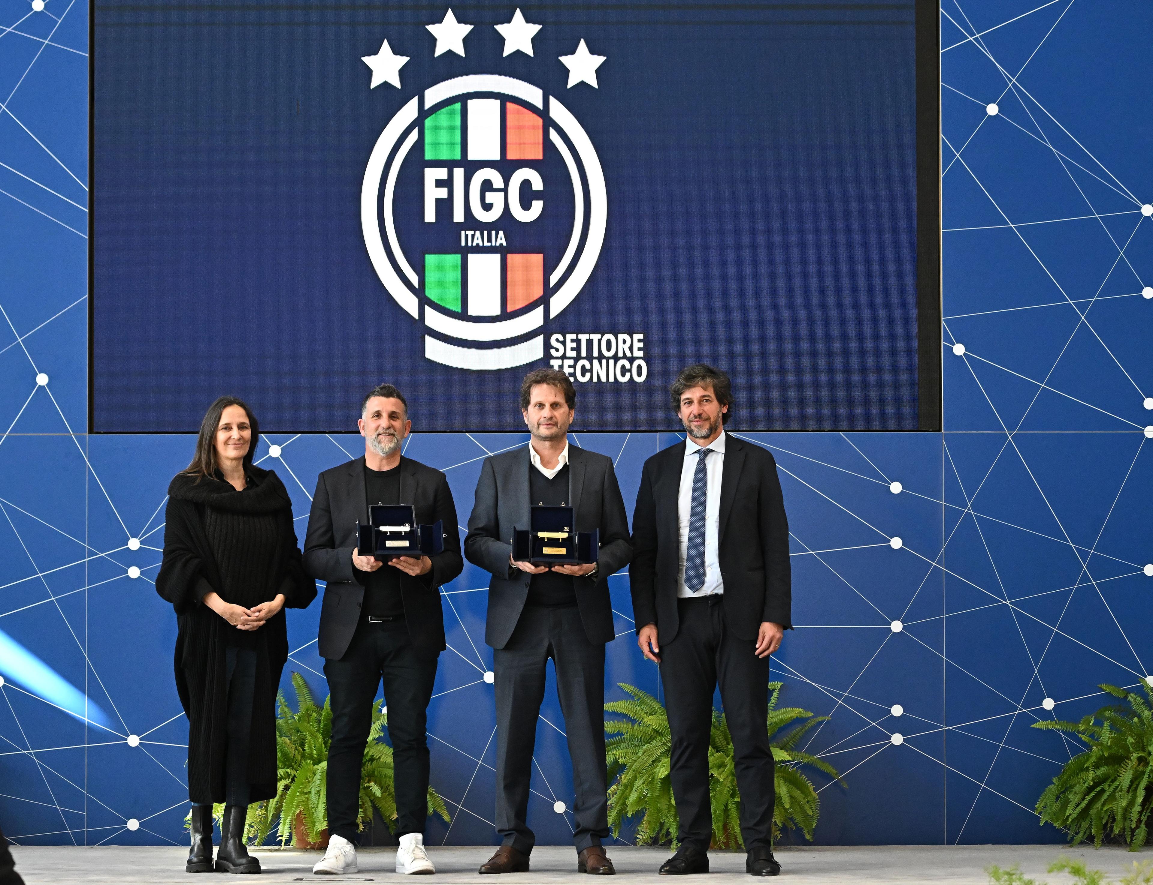 Firenze, Centro Tecnico Federale di Coverciano, la trentunesima edizione della Panchina d’oro Foto Claudio Giovannini