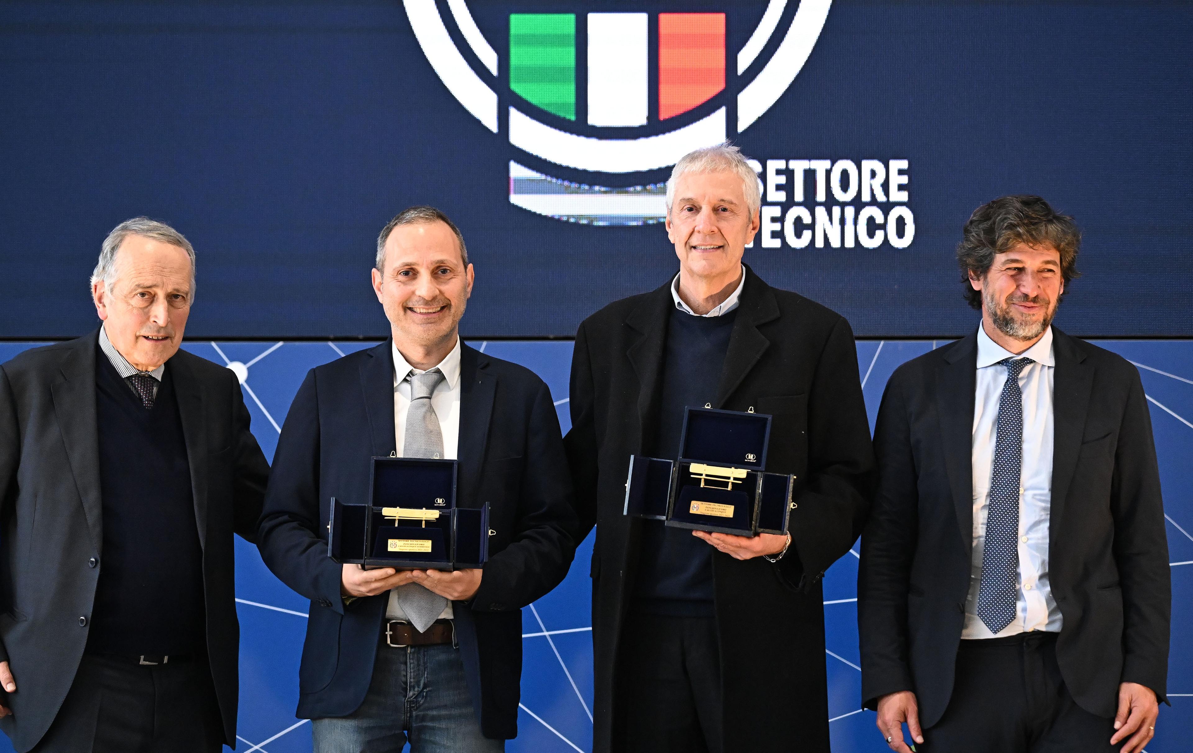 Firenze, Centro Tecnico Federale di Coverciano, la trentunesima edizione della Panchina d’oro Foto Claudio Giovannini