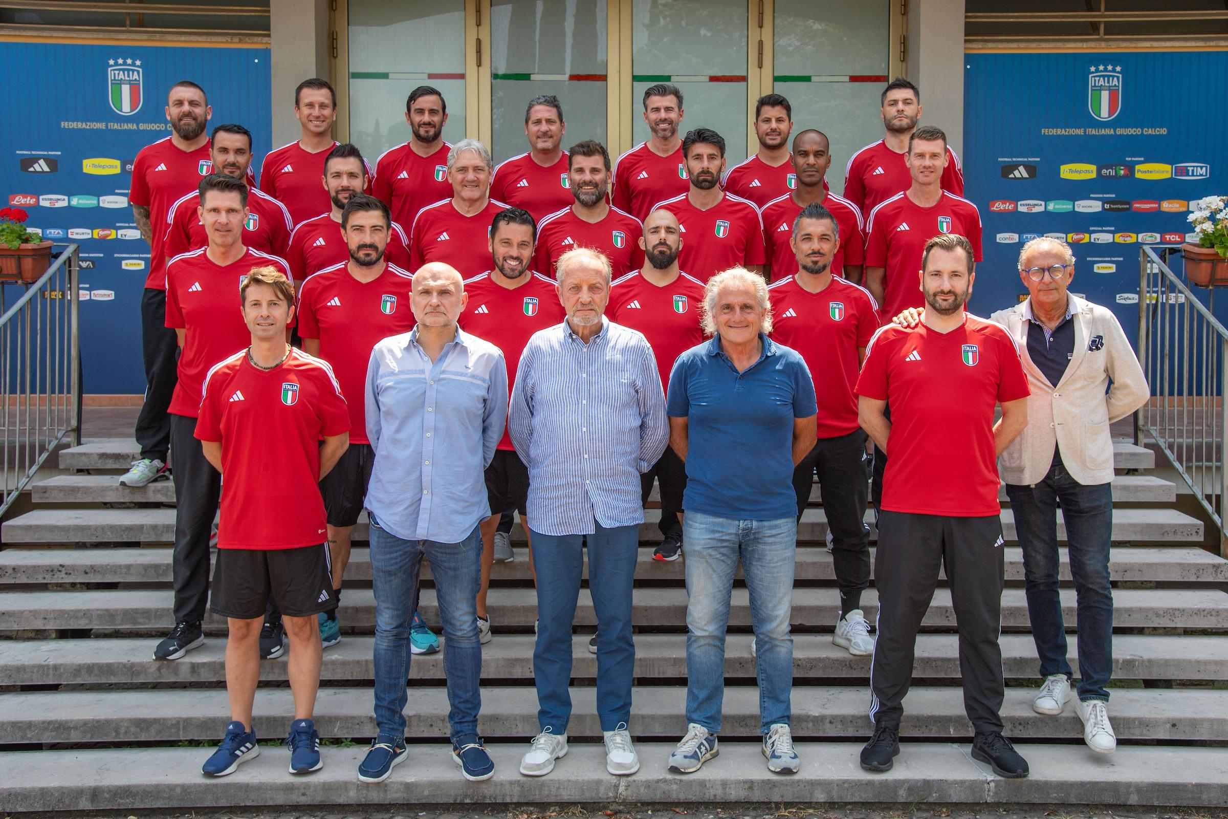 Foto di gruppo del corso allenatori UEFA PRO