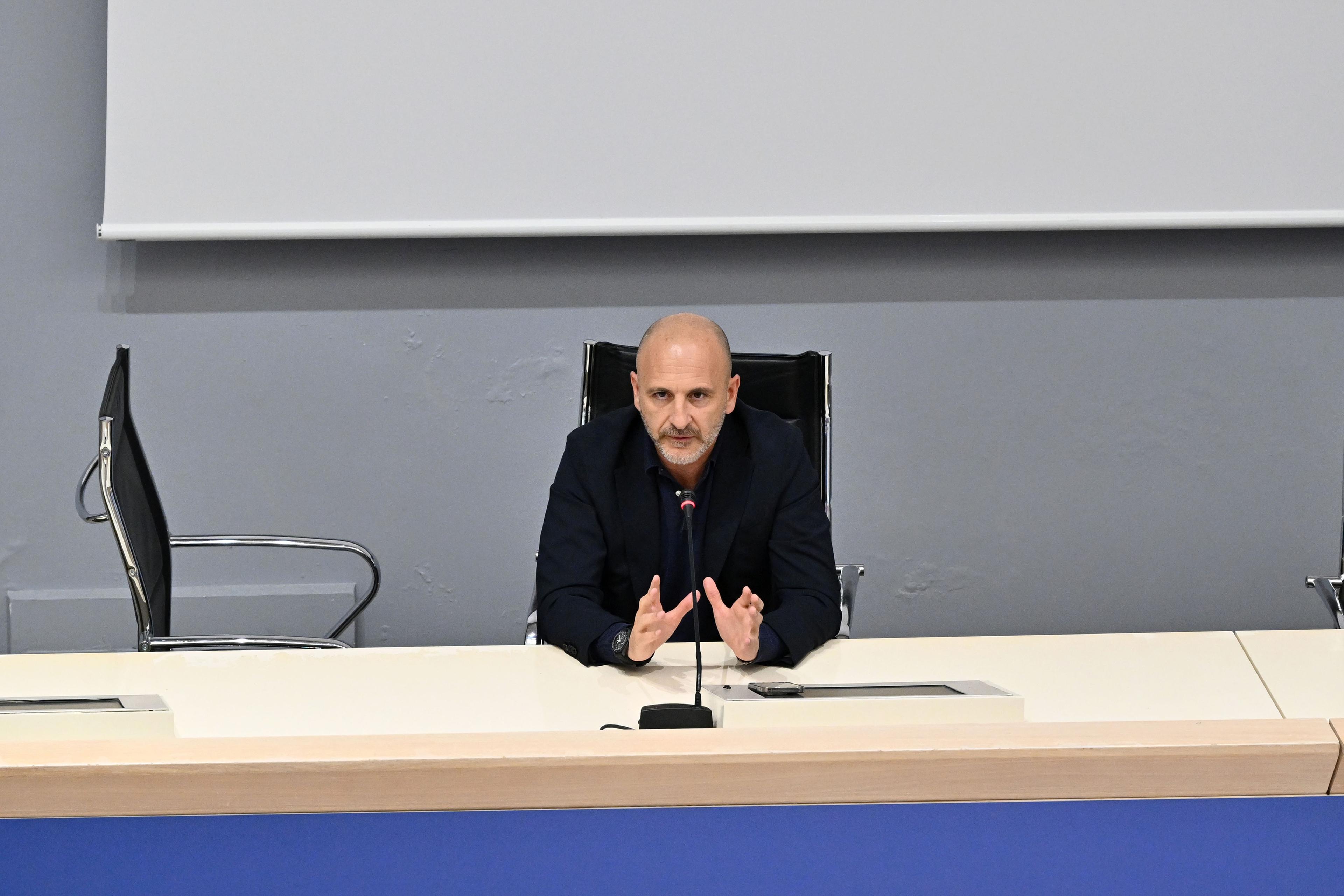 Piero Ausilio al corso Direttore Sportivo a Coverciano