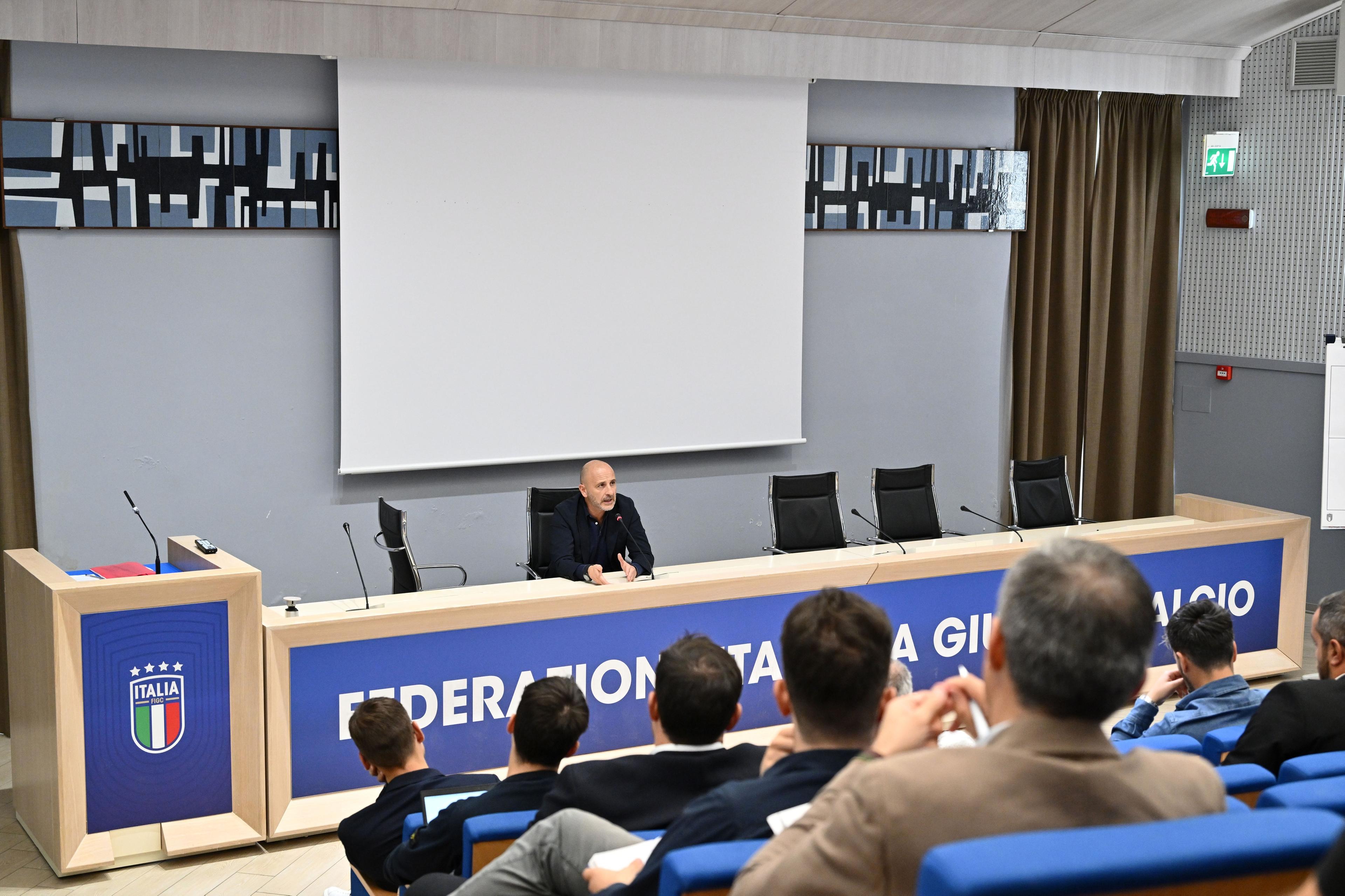 Piero Ausilio al corso Direttore Sportivo a Coverciano
