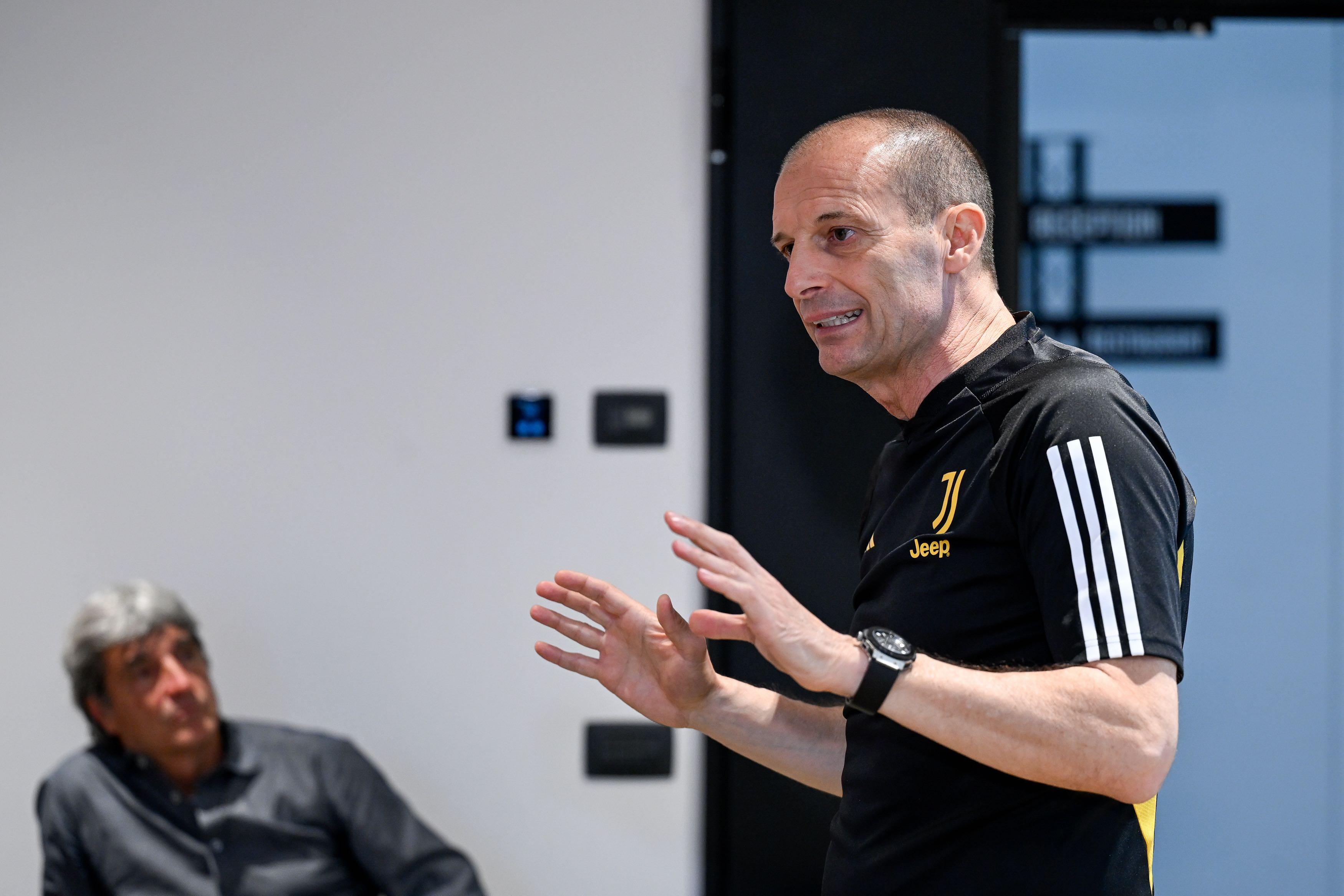 TURIN, ITALY - MAY 7: Massimiliano Allegri of Juventus during the UEFA Pro Course on May 7, 2024 in Turin, Italy. (Photo by Daniele Badolato - Juventus FC/Juventus FC via Getty Images)