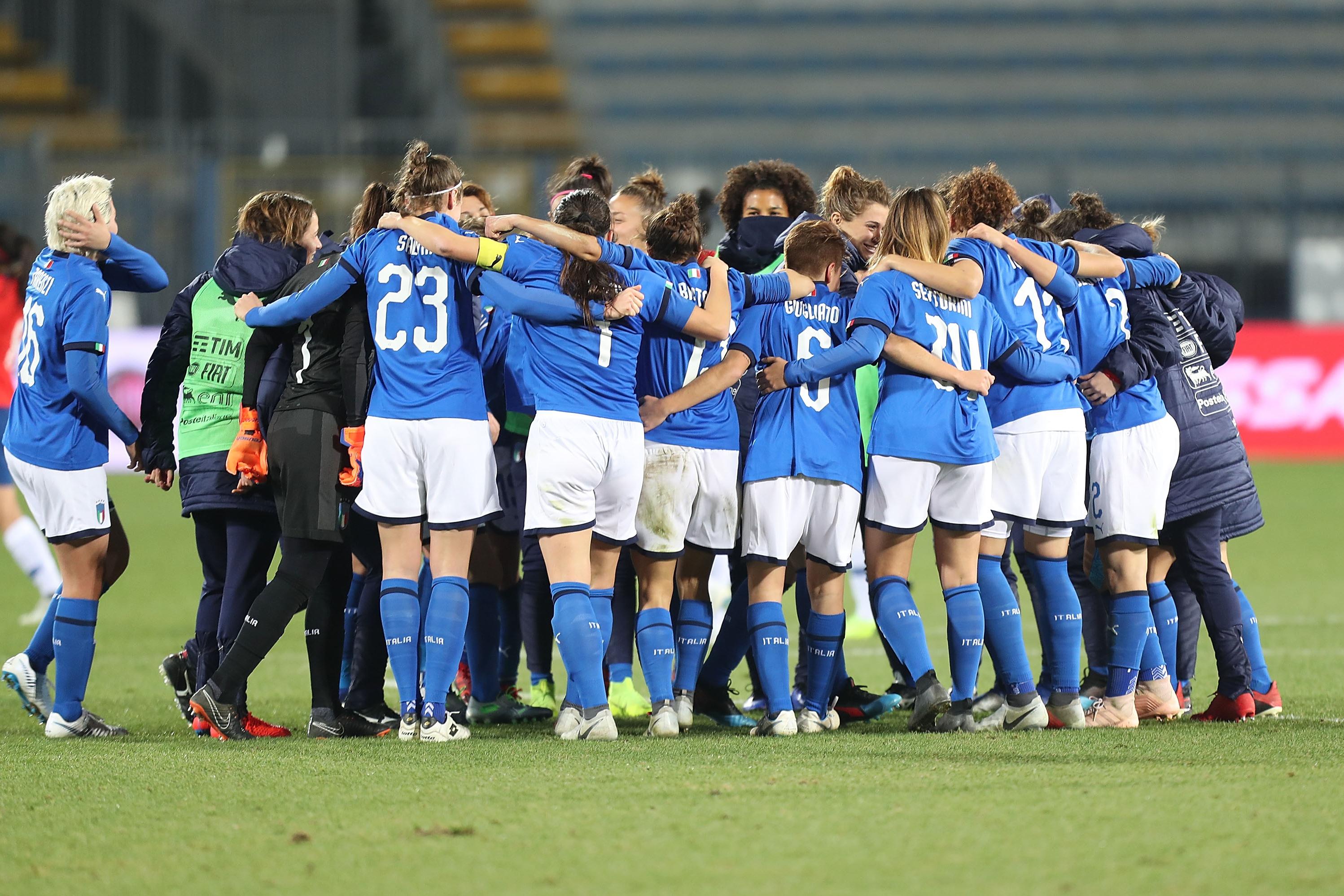 during the International Friendly match between Italy Women and Chile Women on January 18, 2019 in Empoli, Italy.