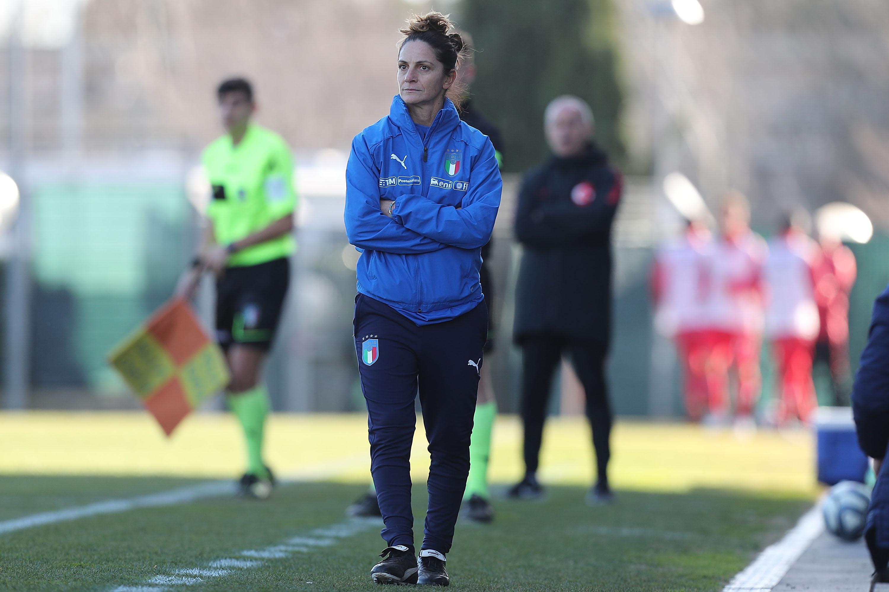 during the International Friendly match between Italy U15 and Turkey U15 at Centro Tecnico Federale di Coverciano on February 12, 2019 in Florence, Italy.