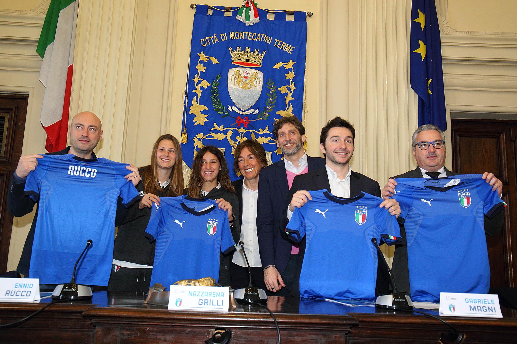 Presentazione campionato europeo nazionale femminile di calcio under 17
