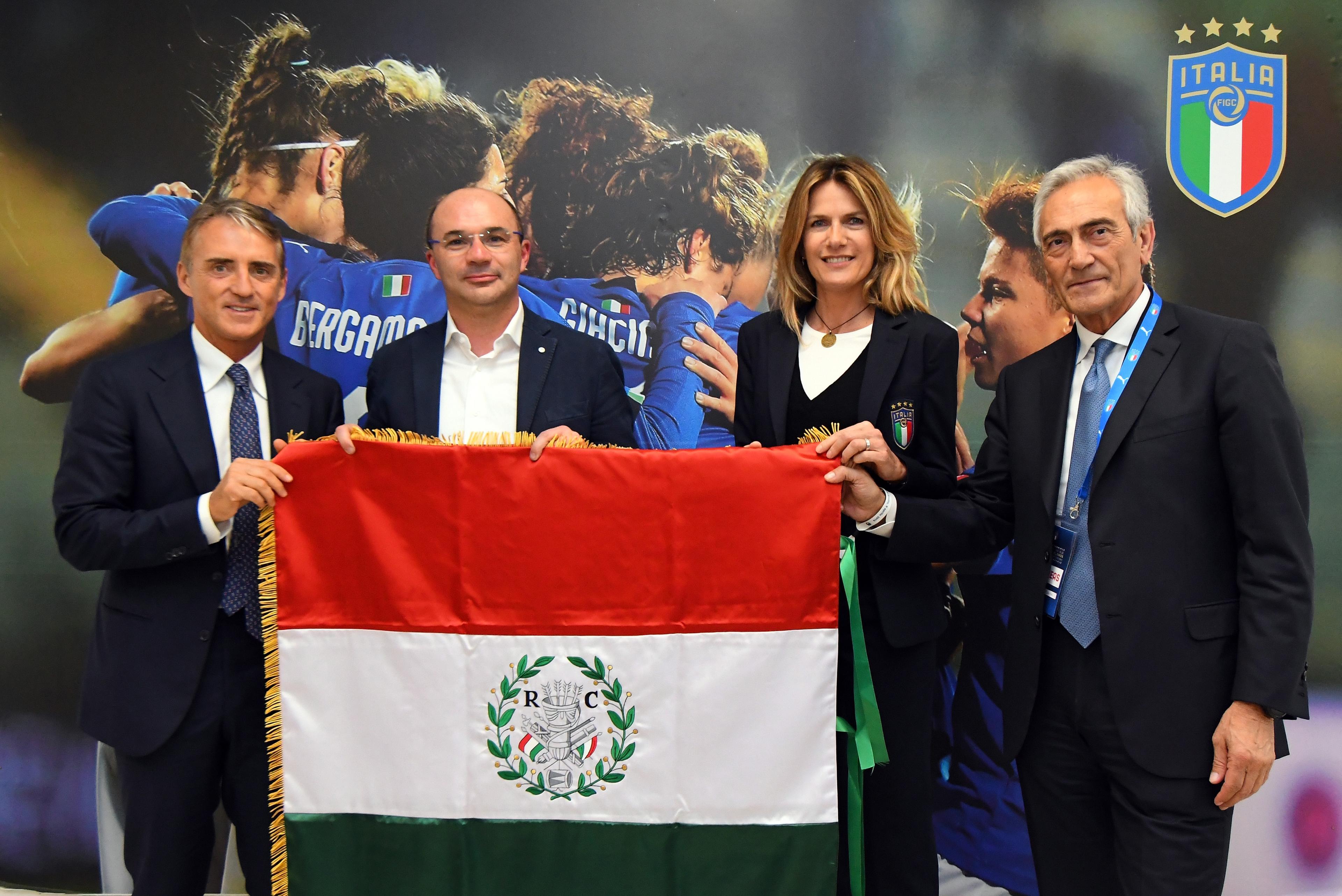 REGGIO NELL'EMILIA, ITALY - APRIL 09: during the International Friendly match between Italy Women and Ireland Women at Mapei Stadium - CittÃ del Tricolore on April 9, 2019 in Reggio nell'Emilia, Italy (Photo by Alessandro Sabattini/Getty Images)