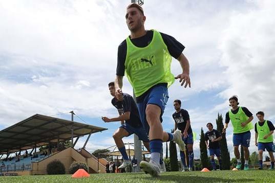 Il presidente della Lega Pro Ghirelli in visita alla squadra: \"Avete un’occasione fantastica\"