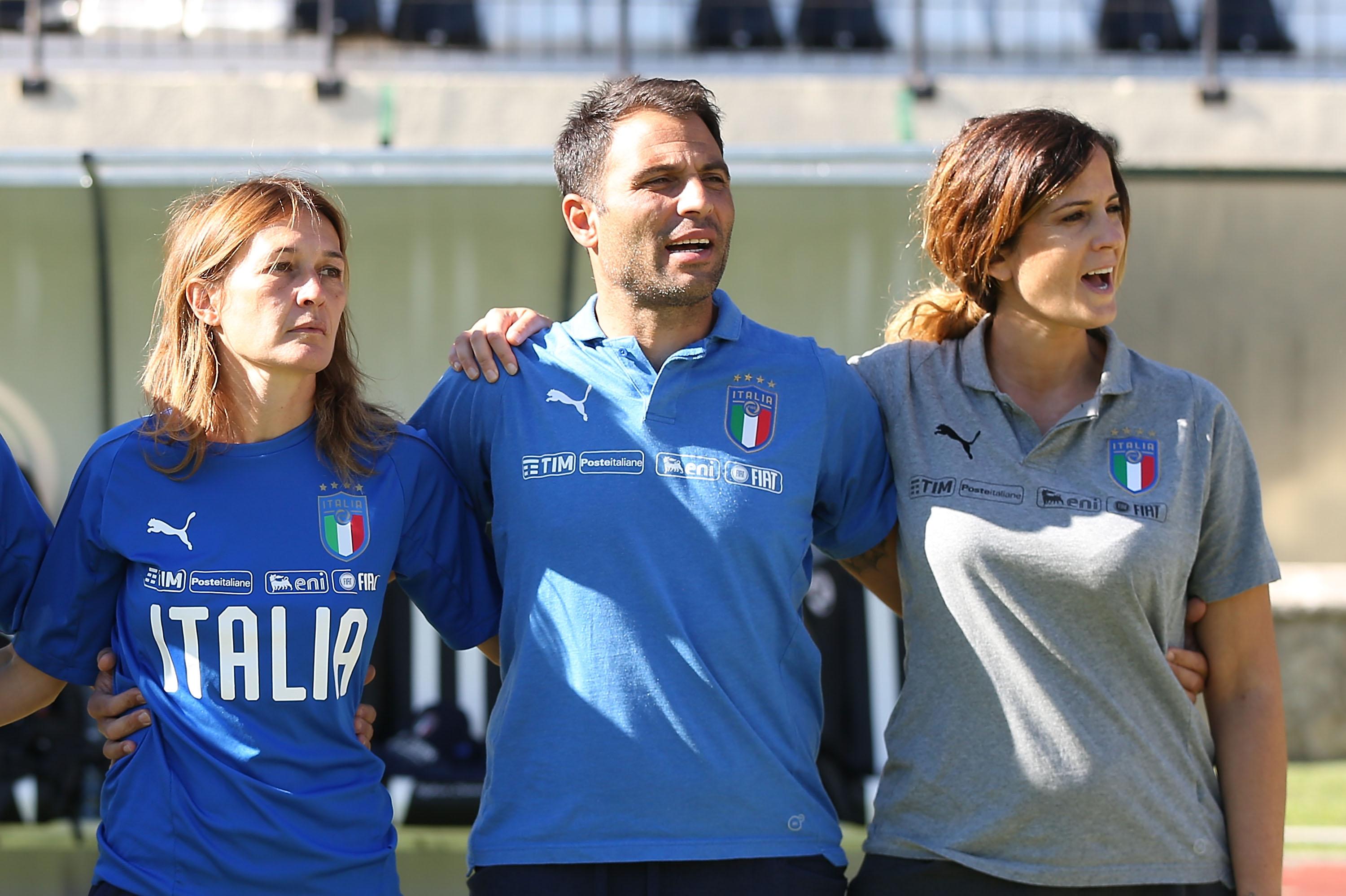 during the UEFA European Women's Under-19 Qualifying Round Group 8 match between Italy U19 and Russia U19 at Stadio Artemio Franchi on October 8, 2019 in Siena, Italy.