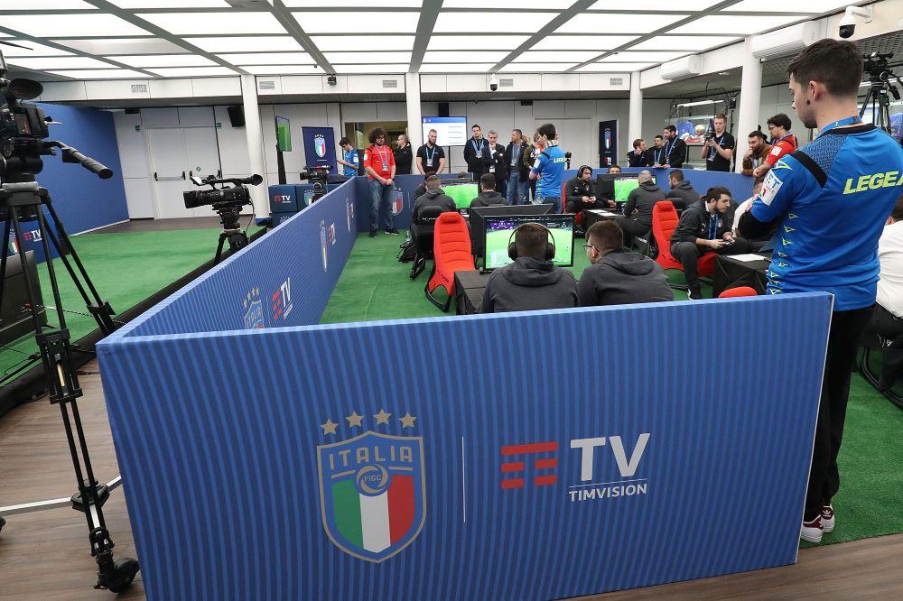 during the FIGC eSport National Team 'eNazionale Timvision' Unveiling at Centro Tecnico Federale di Coverciano on January 18, 2020 in Florence, Italy.