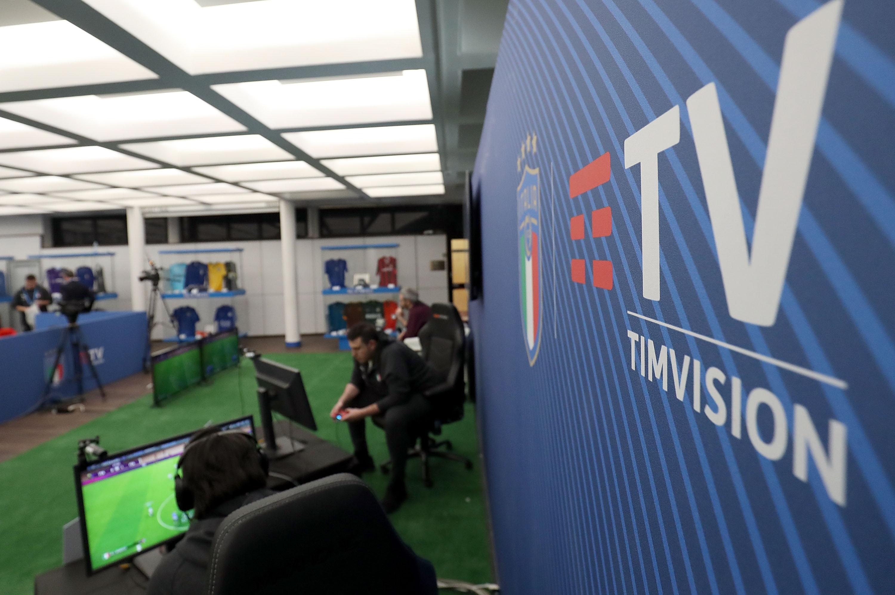 during the FIGC eSport National Team 'eNazionale Timvision' Unveiling at Centro Tecnico Federale di Coverciano on January 18, 2020 in Florence, Italy.
