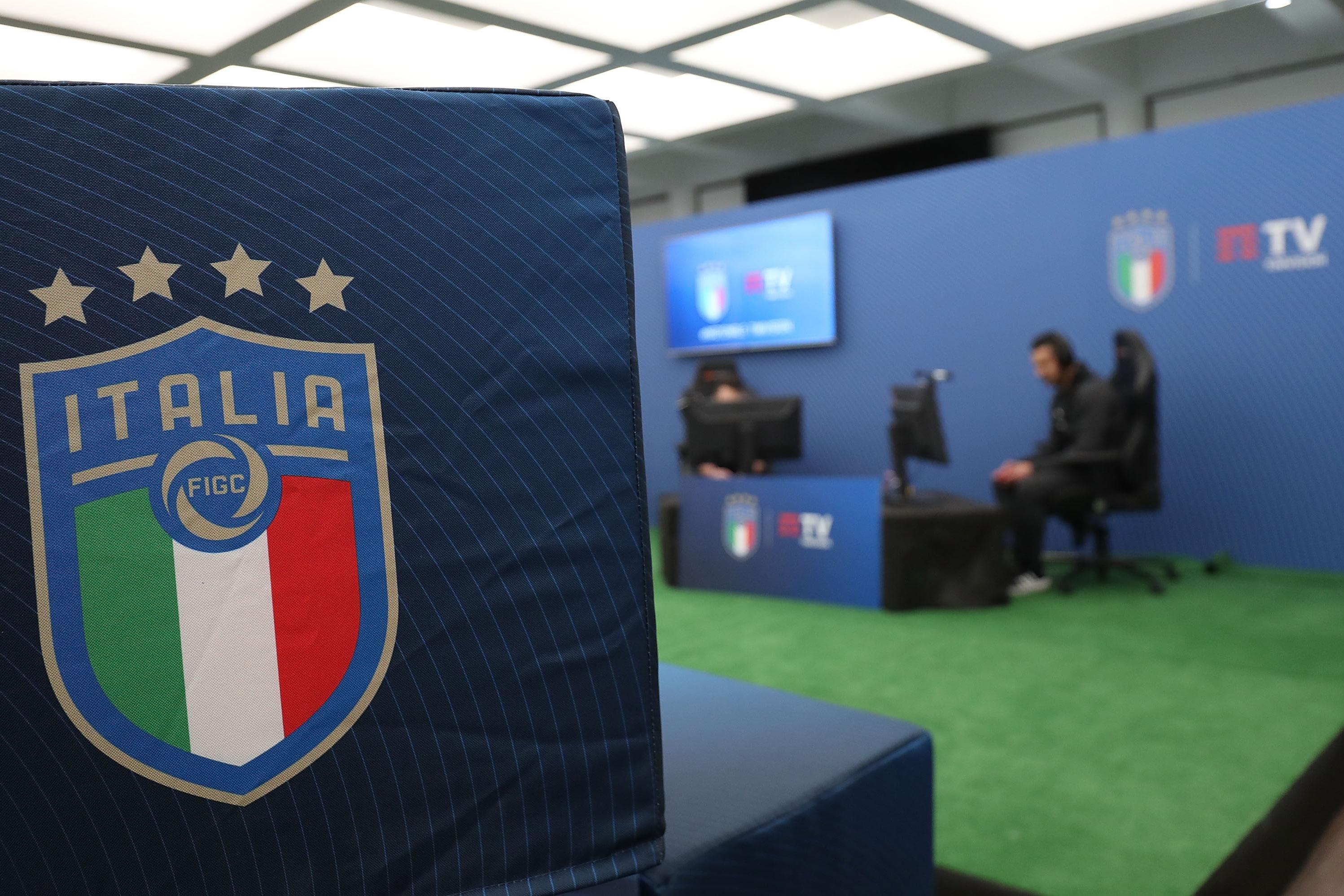 during the FIGC eSport National Team \\'eNazionale Timvision\\' Unveiling at Centro Tecnico Federale di Coverciano on January 19, 2020 in Florence, Italy.