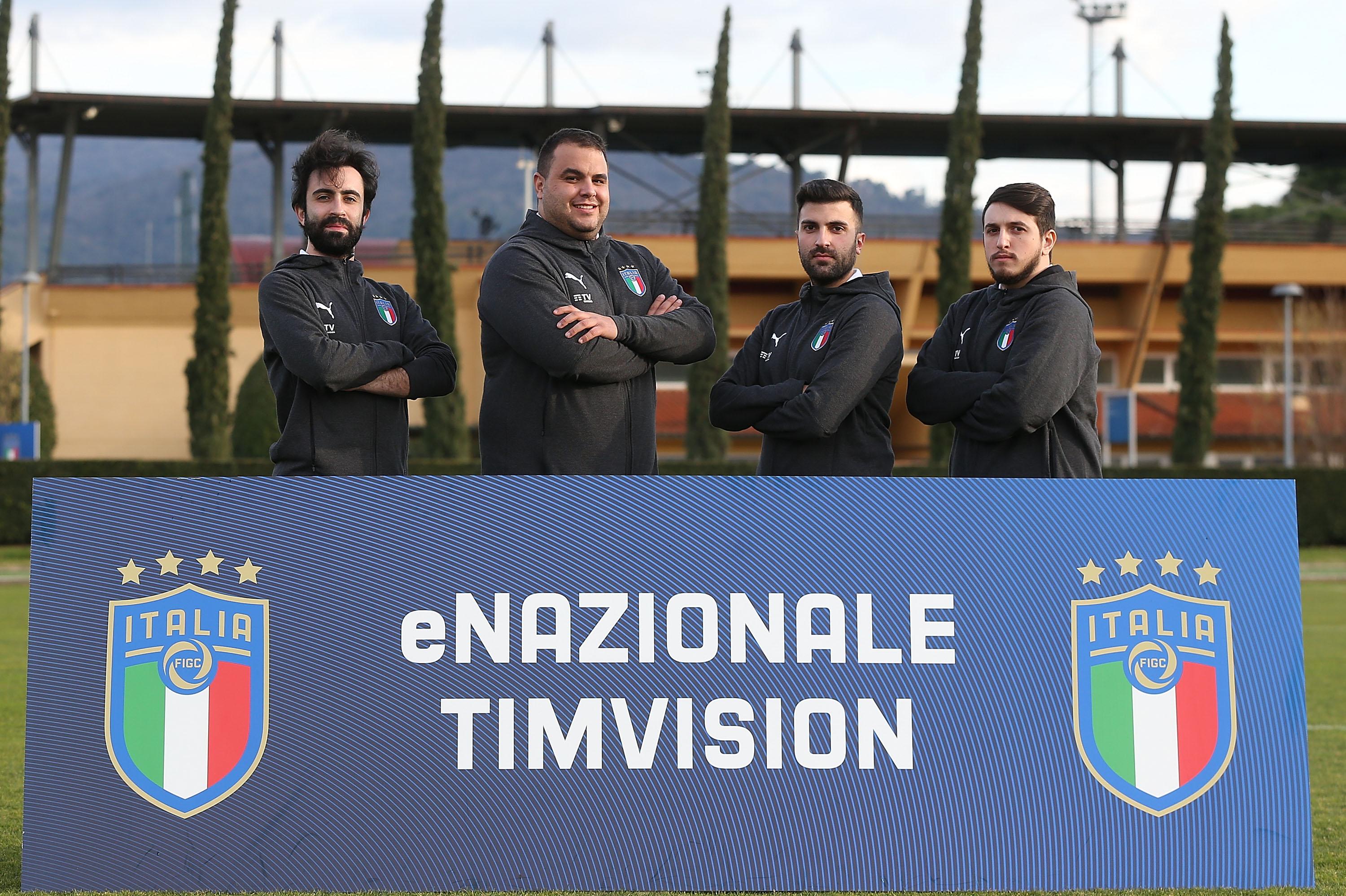 during the FIGC eSport National Team 'eNazionale Timvision' Unveiling at Centro Tecnico Federale di Coverciano on January 19, 2020 in Florence, Italy.