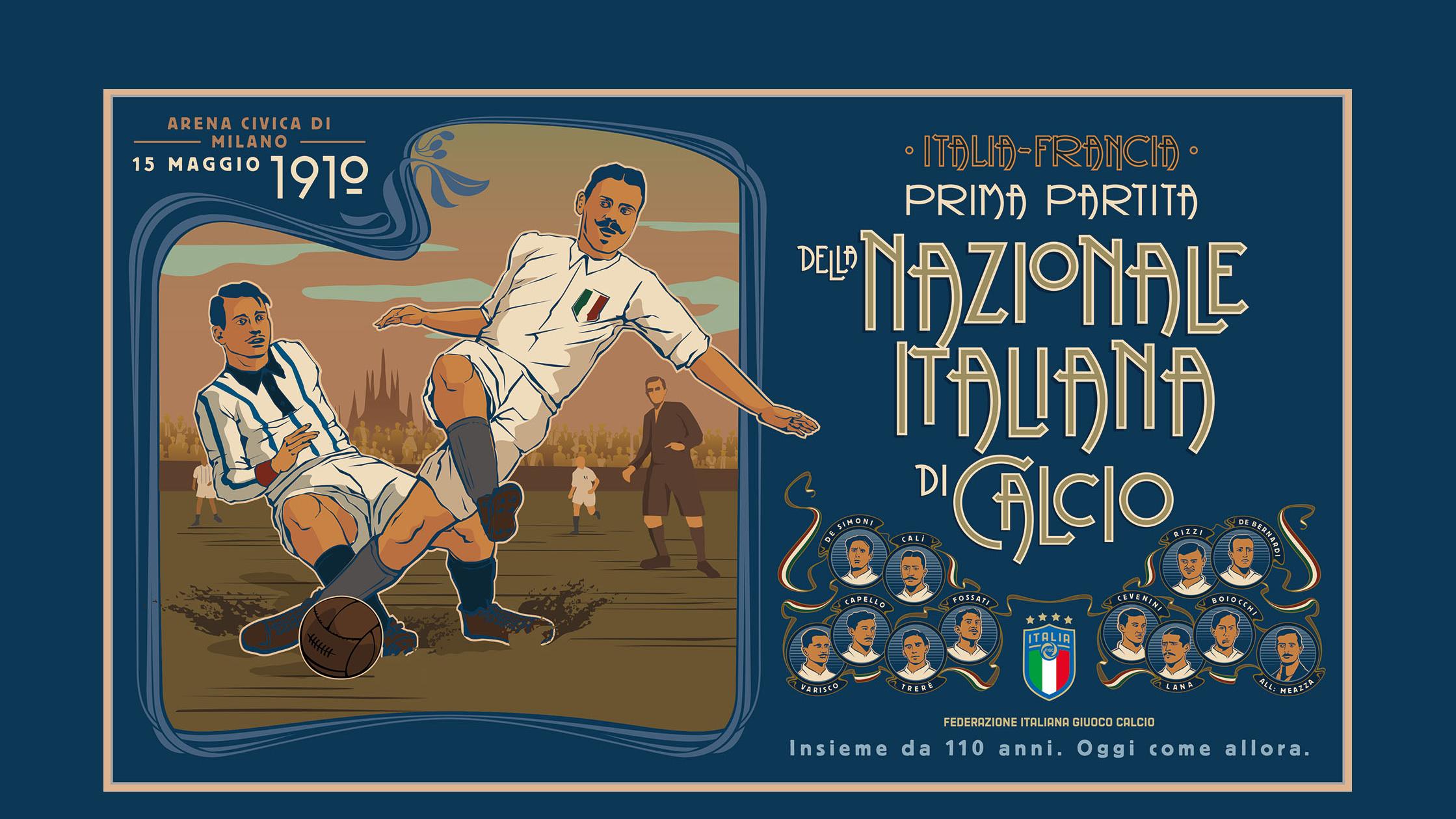 I 110 anni della Nazionale: 15 maggio 2020