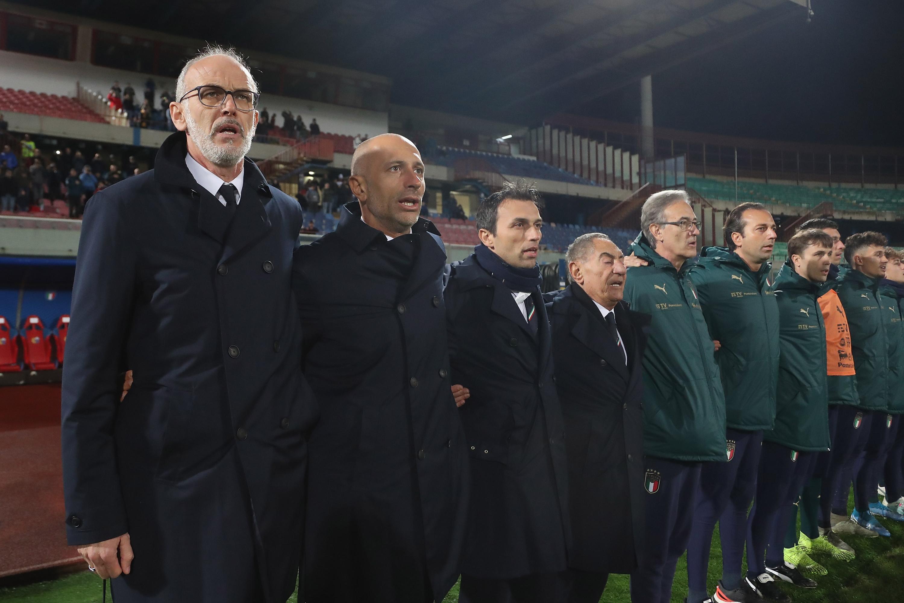 CATANIA, ITALY - NOVEMBER 16: Paolo Nicolato head coach of Italy during the UEFA U21 European Championship Qualifier match between Italy and Armenia at Stadio Angelo Massimino on November 16, 2019 in Catania, .  (Photo by Maurizio Lagana/Getty Images)