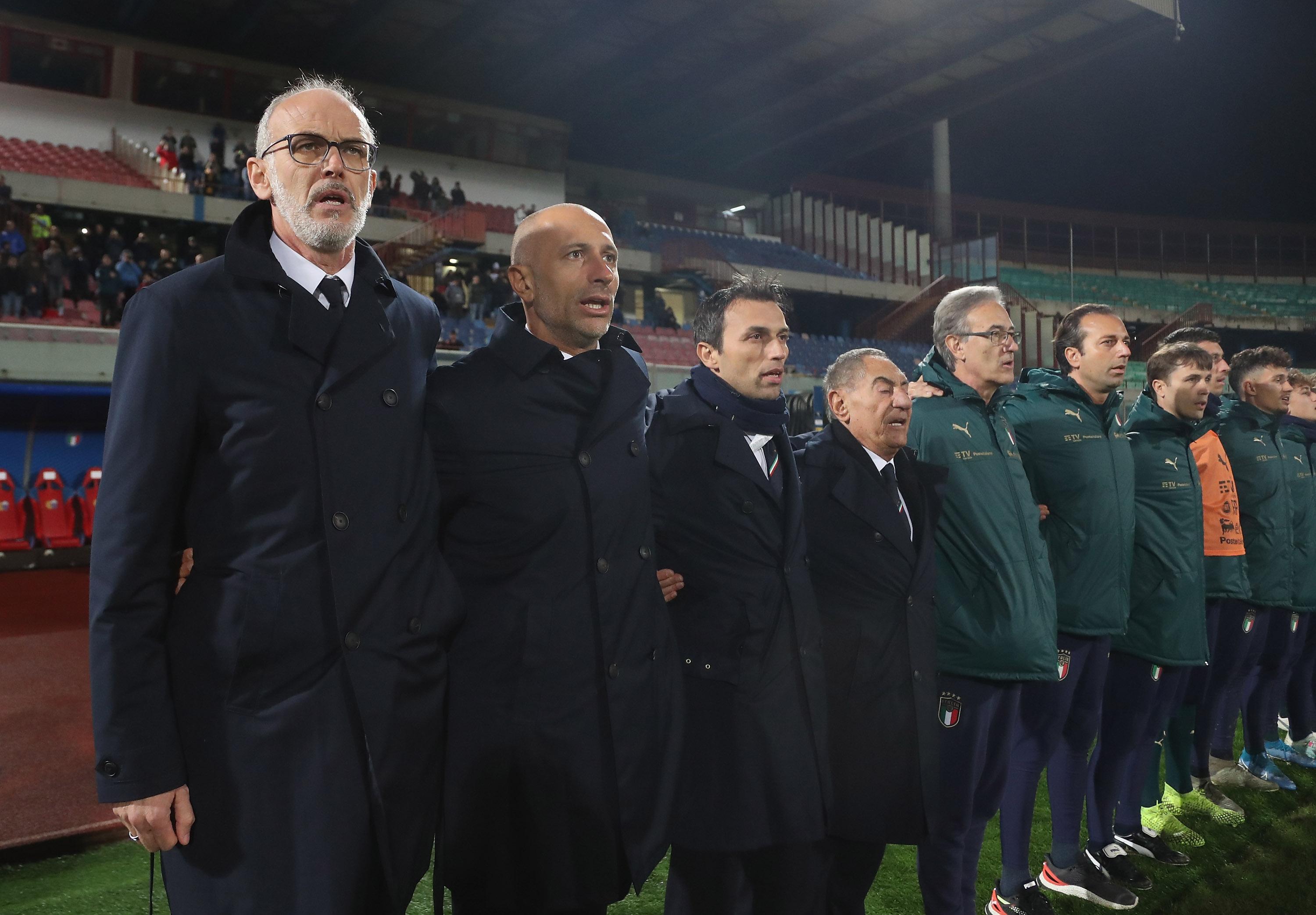 CATANIA, ITALY - NOVEMBER 16: Paolo Nicolato head coach of Italy during the UEFA U21 European Championship Qualifier match between Italy and Armenia at Stadio Angelo Massimino on November 16, 2019 in Catania, . (Photo by Maurizio Lagana/Getty Images)