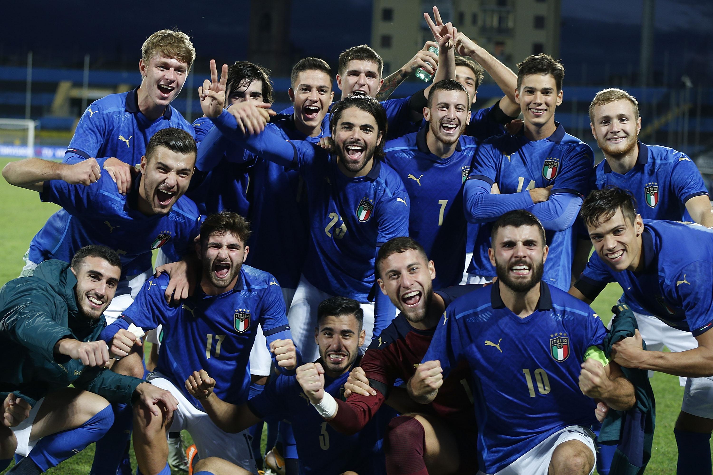 during the UEFA Euro Under 21 Qualifier match between Italy U21 and Ireland U21 at Arena Garibaldi on October 13, 2020 in Pisa, Italy.