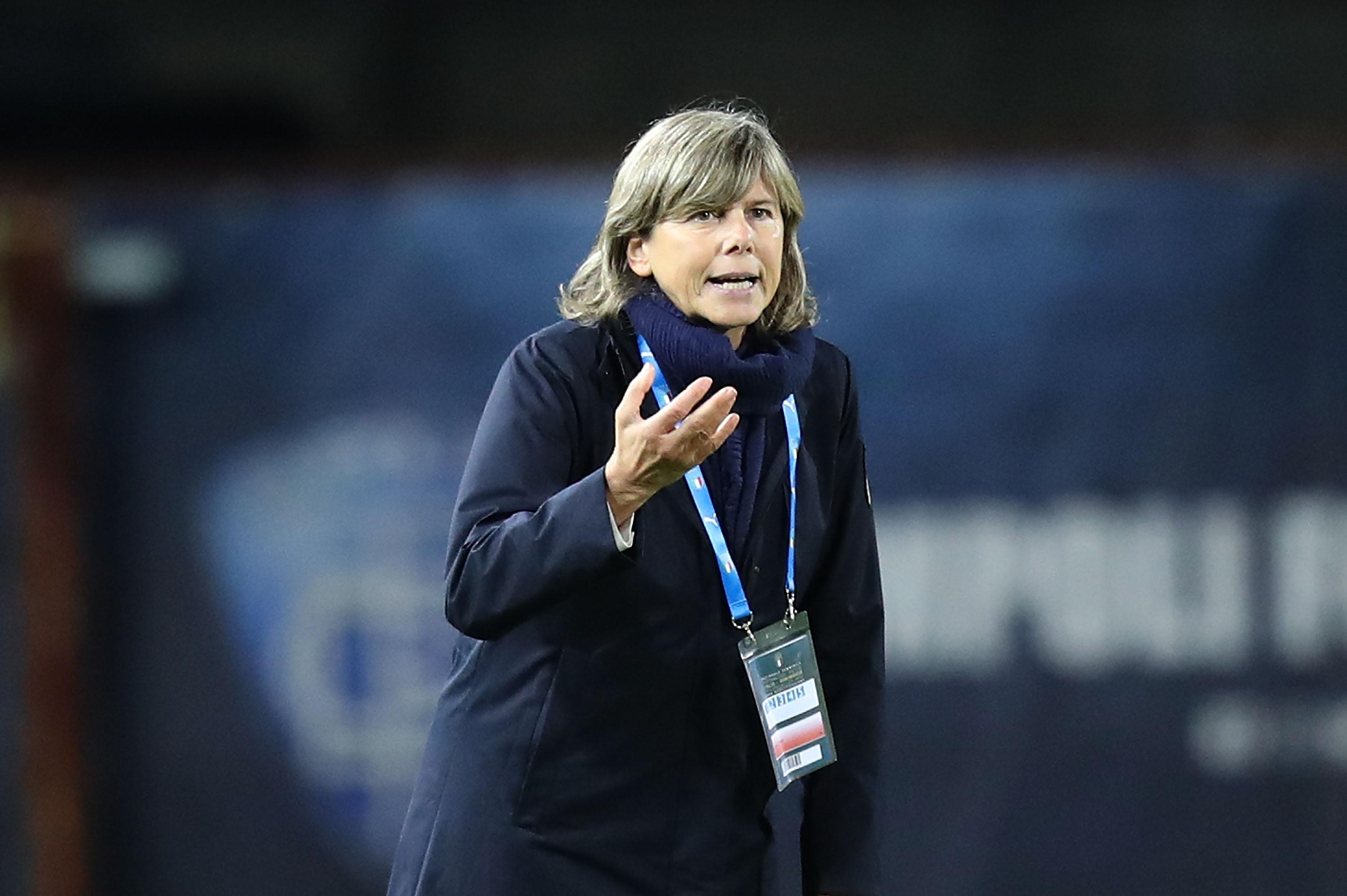 <> during the UEFA Women's EURO 2022 qualifier match between Italy Women's and Denmark Womens's at Stadio Carlo Castellani on October 27, 2020 in Empo