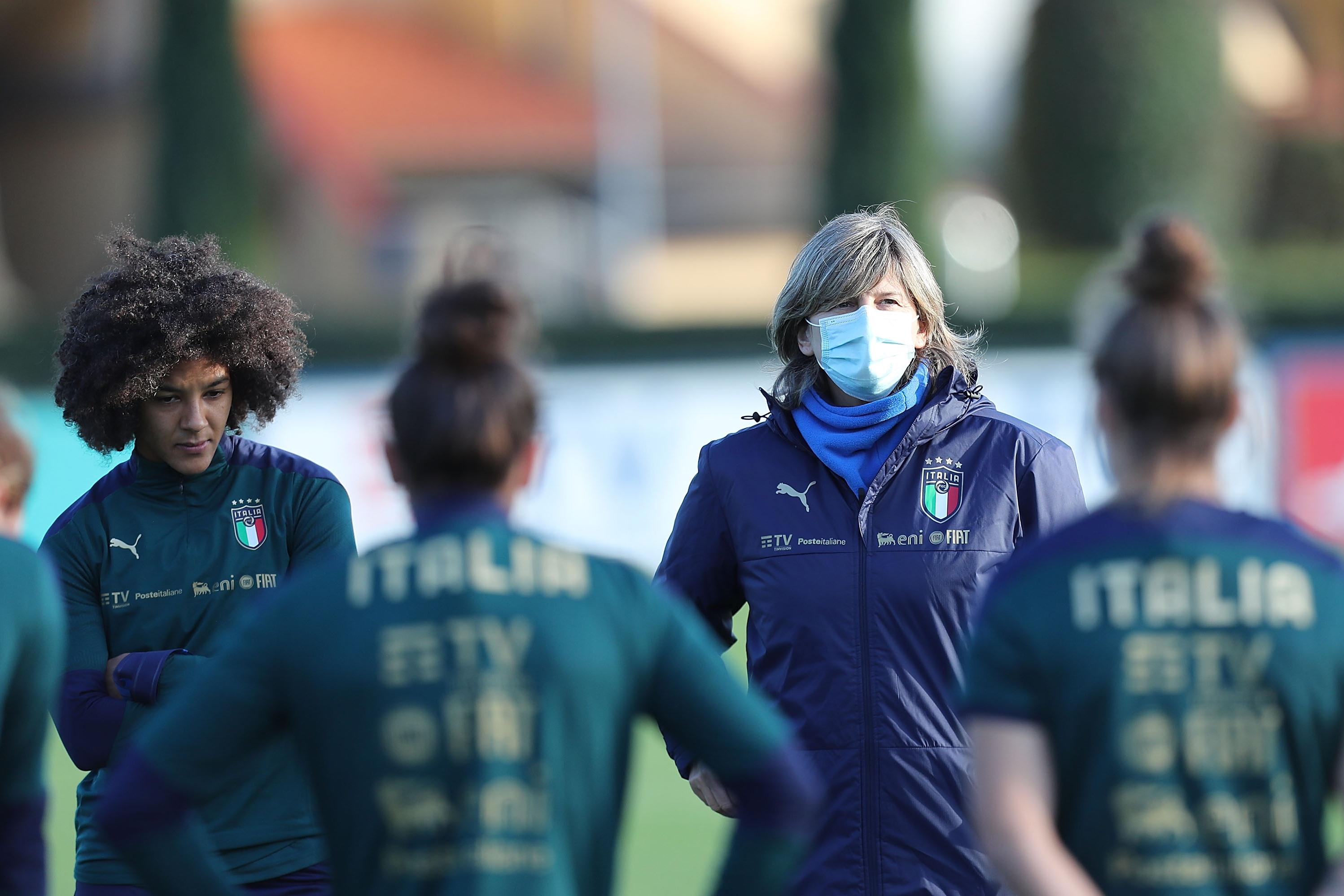 <<enter caption here>> at Centro Tecnico Federale di Coverciano on November 24, 2020 in Florence, Italy.