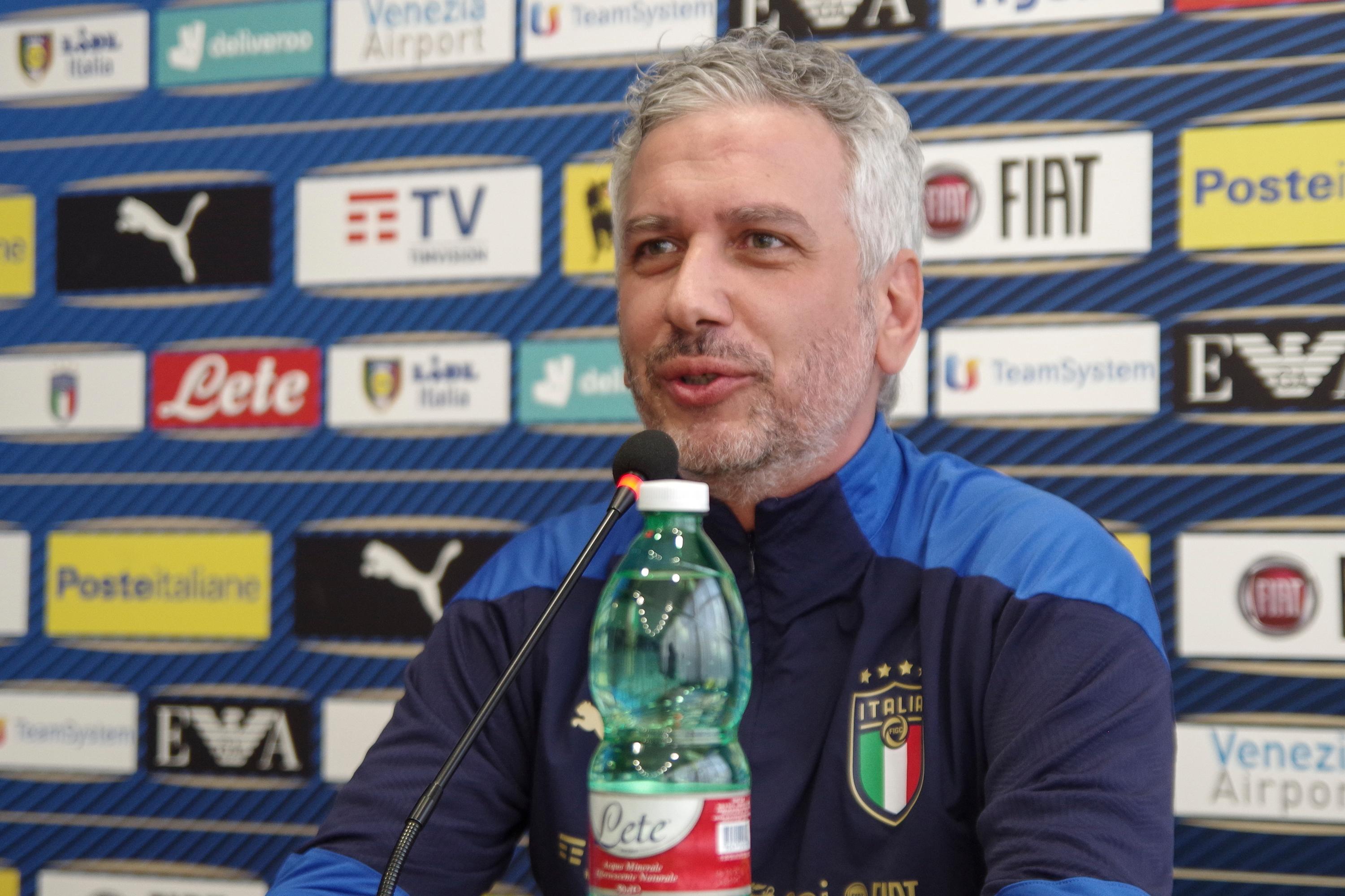 Conferenza stampa del Ct Bellarte e allenamento a Prato