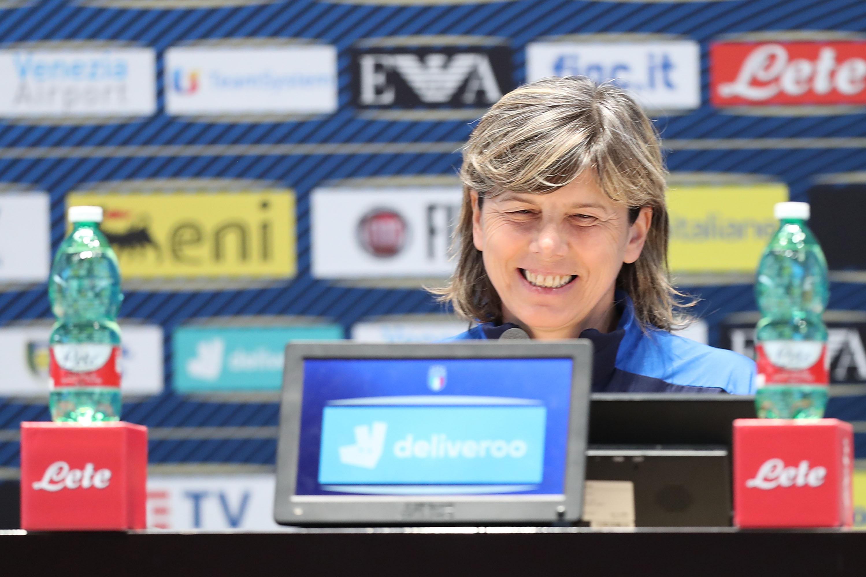 <<enter caption here>> at Centro Tecnico Federale di Coverciano on April 12, 2021 in Florence, Italy.