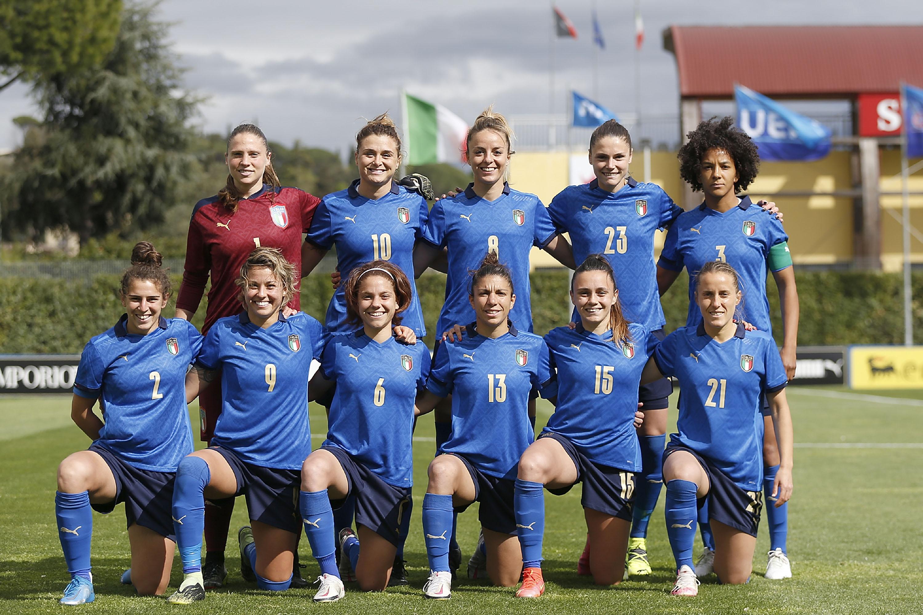 during the International Friendly Match between Italy Women and Iceland Women at Centro Tecnico Federale di Coverciano on April 13, 2021 in Florence, Italy.