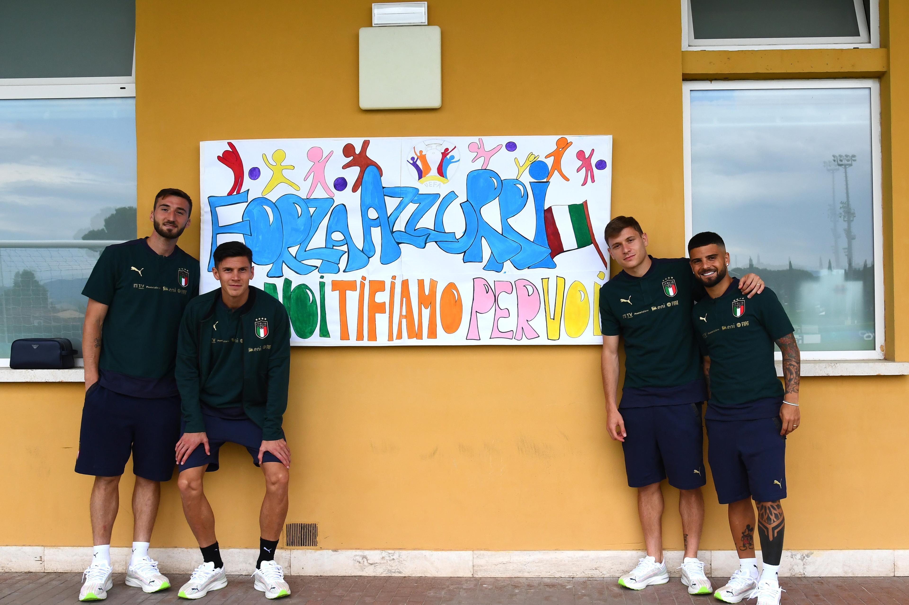 \"Forza Azzurri, noi tifiamo per voi\": l’incitamento dei piccoli pazienti del ‘Bambino Gesù’ arriva fino a Coverciano