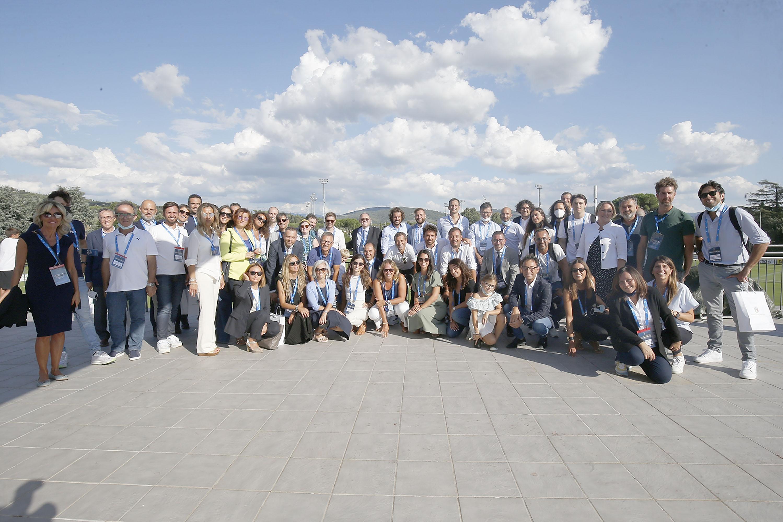 <<enter caption here>> at Centro Tecnico Federale di Coverciano on August 30, 2021 in Florence, Italy.